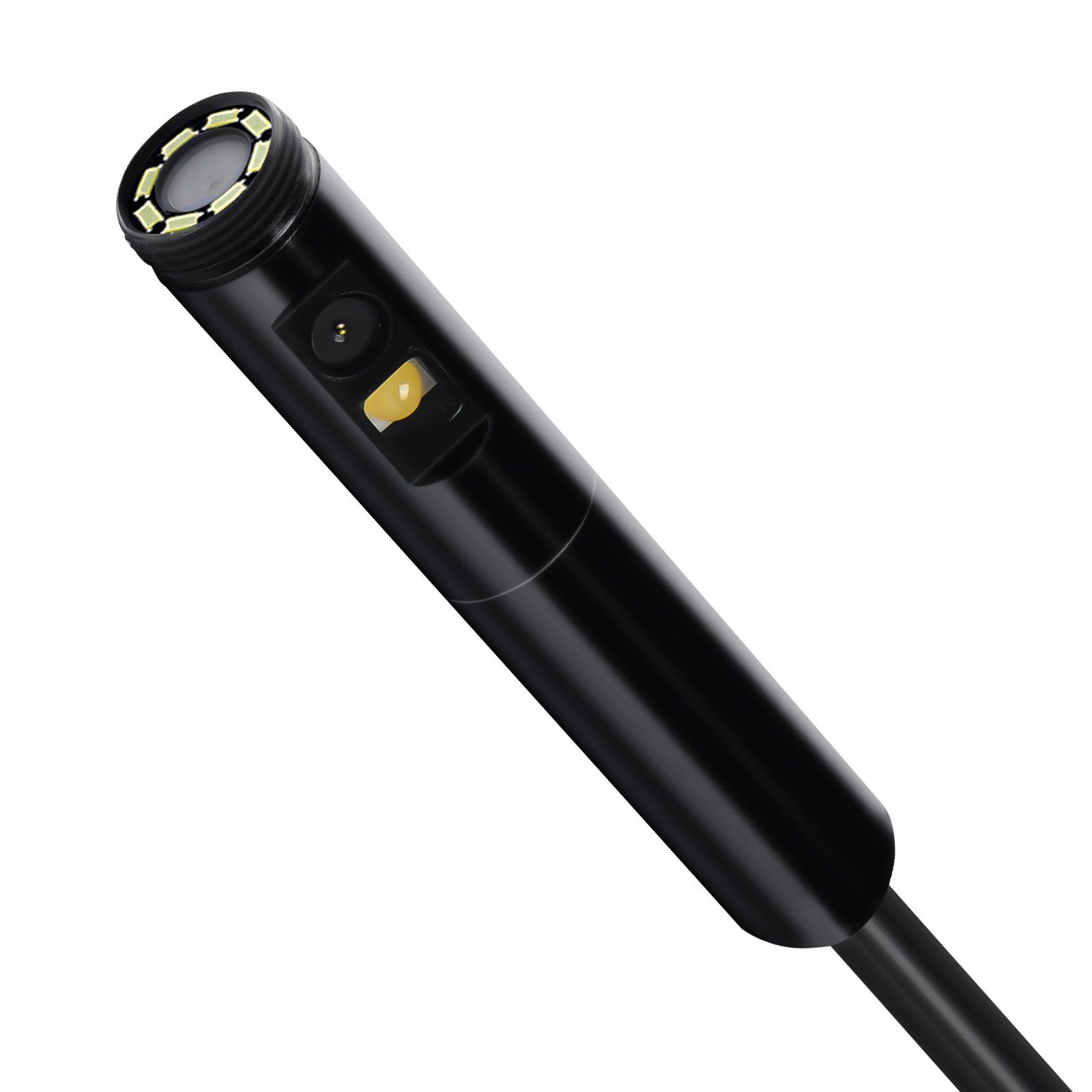 Endoscope Camera with Light, Dual Lens Borescope for Android & IOS, 1920P HD Inspection Camera with 8 + 1 LED Lights, 2X Zoom, 3m Snake Cable, IP67 Waterproof Snake Camera for Auto, Plumbing - Image 1
