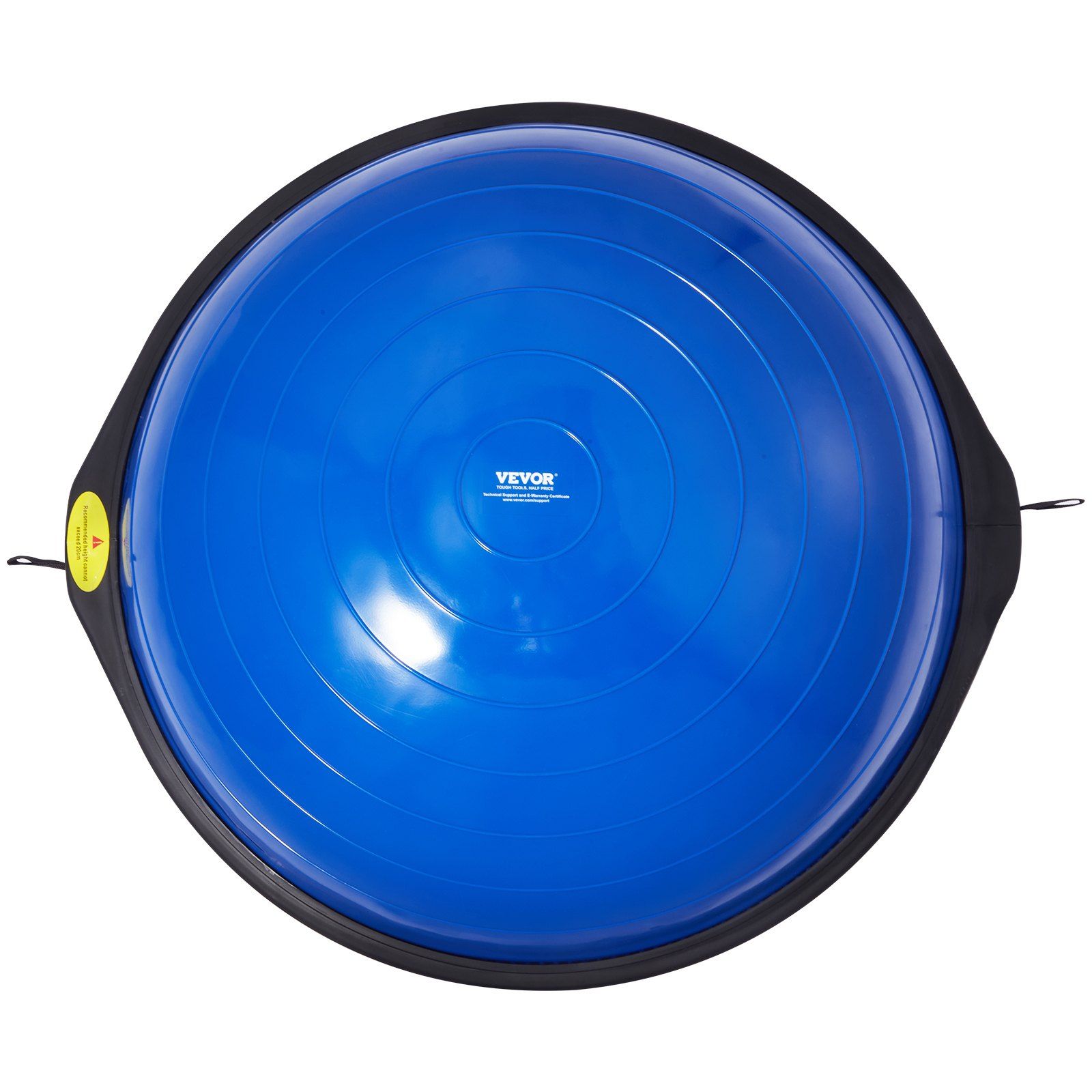 Half Exercise Ball Trainer, 26 inch Balance Ball Trainer, 1500lbs Capacity Stability Ball, Yoga Ball with Resistance Bands & Foot Pump, Strength Fitness Ball for Home Gym Full Body Workout, Blue - Image 1