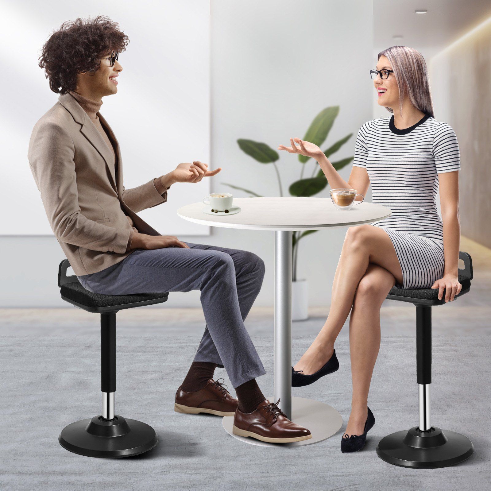 Active Chair with Handle, Height-Adjustable (24.6-34.4