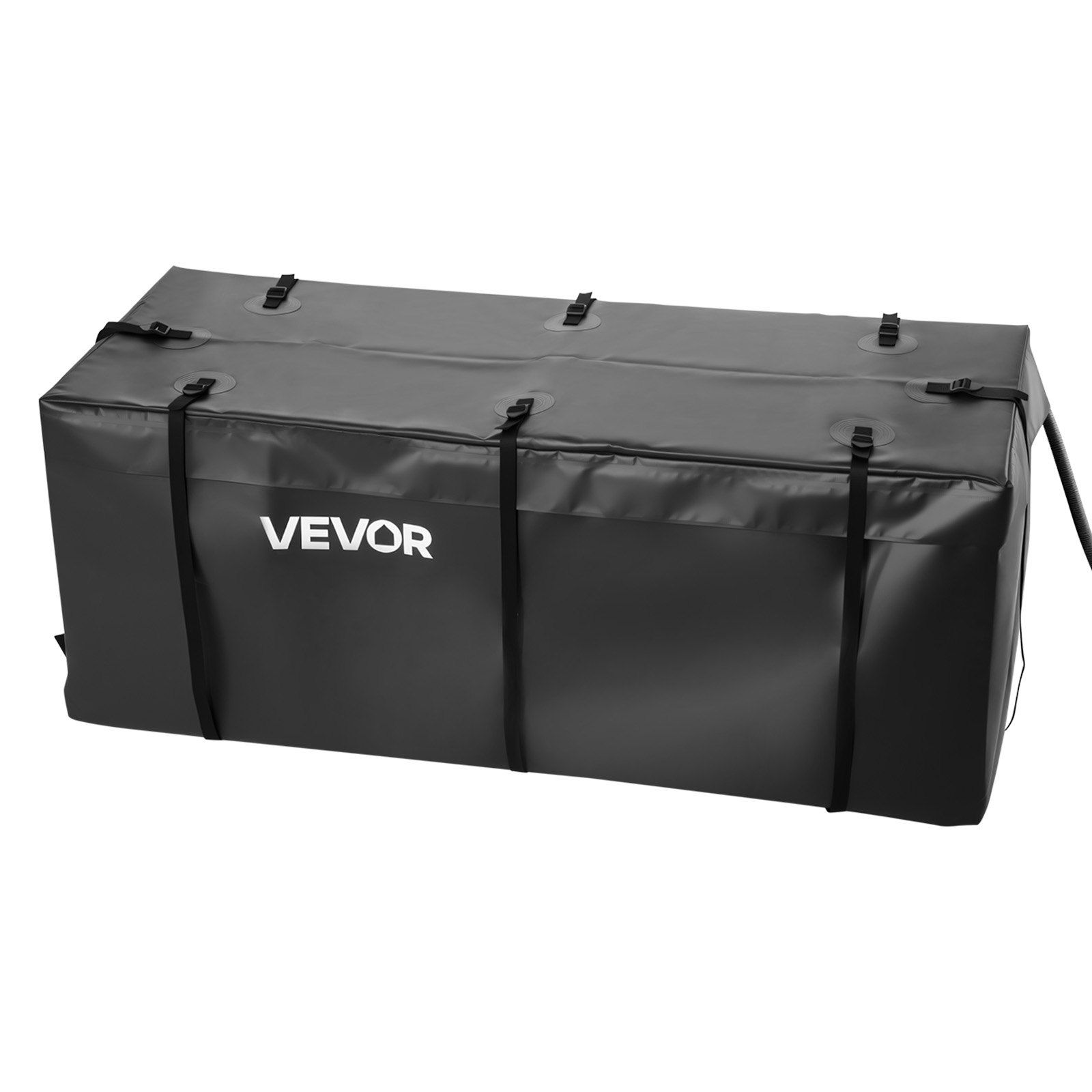 Hitch Cargo Carrier Bag, Waterproof 840D PVC, 152 x 60.7 x 61 cm (20 Cubic Feet), Heavy Duty Cargo Bag for Truck Bed Storage with 8 Reinforced Straps, Suitable for Car SUV Vans Hitch Basket - Image 1