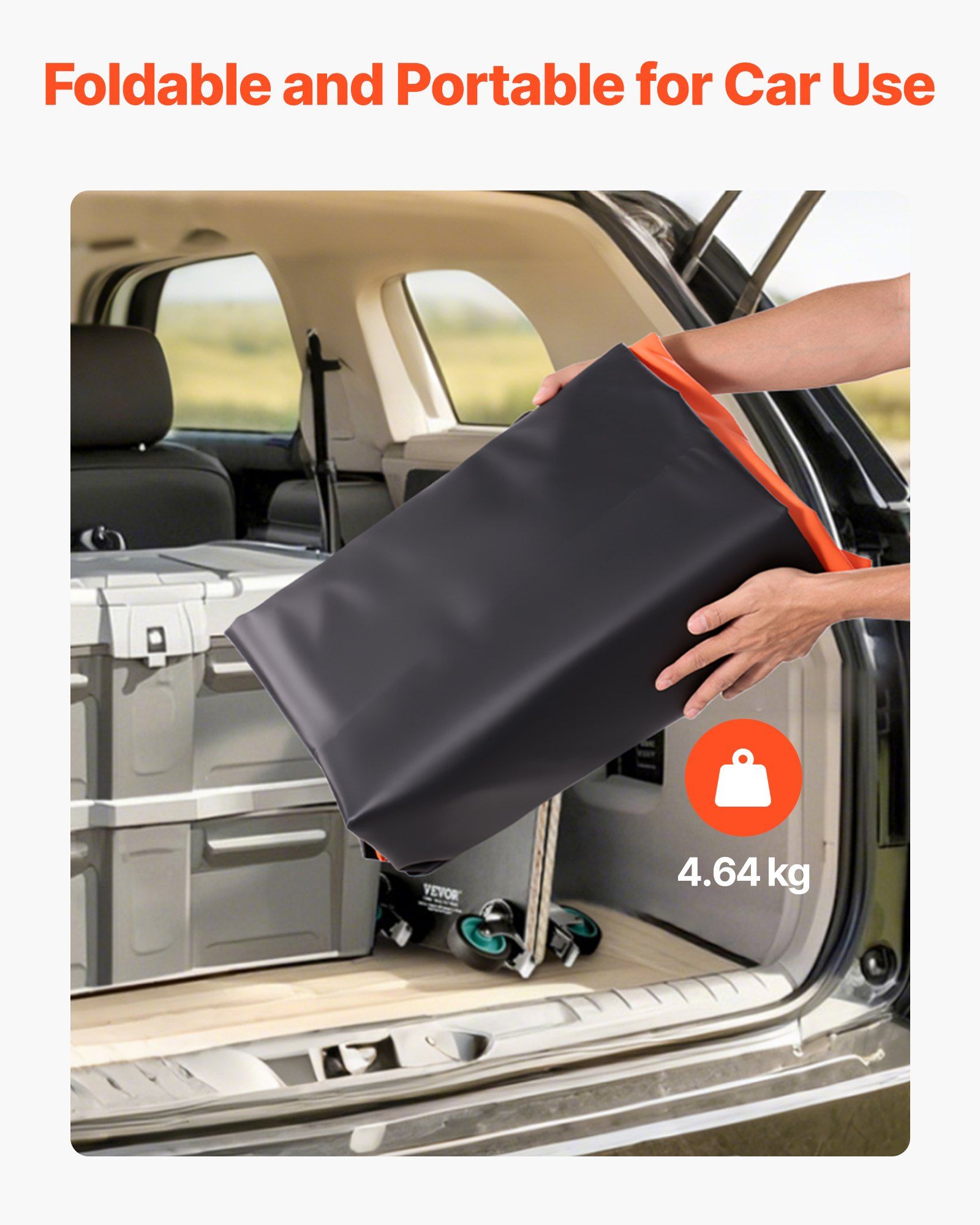 Truck Bed Cargo Bag, Waterproof 840D PVC, 130 x 102 x 55.5 cm (26 Cubic Feet), Heavy Duty Cargo Bag for Truck Bed with 4 Bungee Cords with Hooks, Fits a Variety of SUV and Pickup Trucks - Image 6