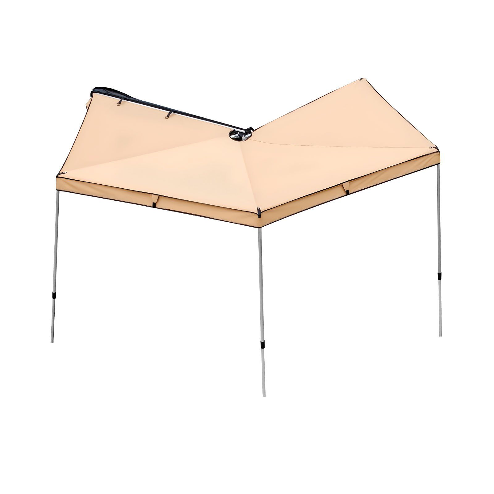 270 Degree Awning, 4.9 ㎡ Driver Side Vehicle Awning, Waterproof UV50+ Car Side Awnings with Carry Bag, All-Weather Free-Standing Overland Awnings Car Shelter for SUV Van Truck Camping - Image 1