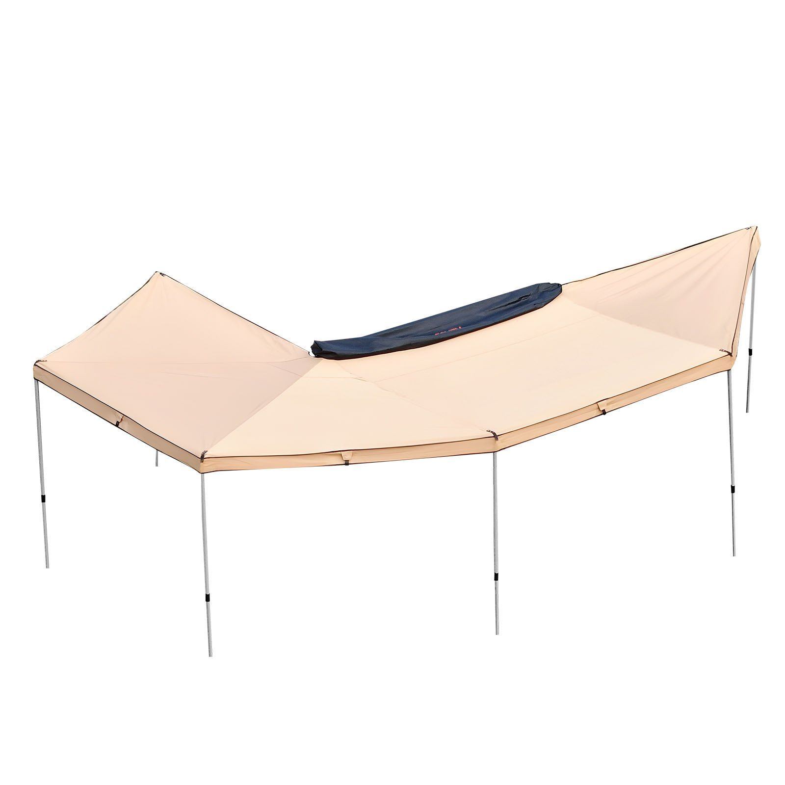 270 Degree Awning, 12.4 ㎡ Driver Side Vehicle Awning, Waterproof UV50+ Car Side Awnings with Carry Bag, All-Weather Free-Standing Overland Awnings Car Shelter for SUV Van Truck Camping - Image 1