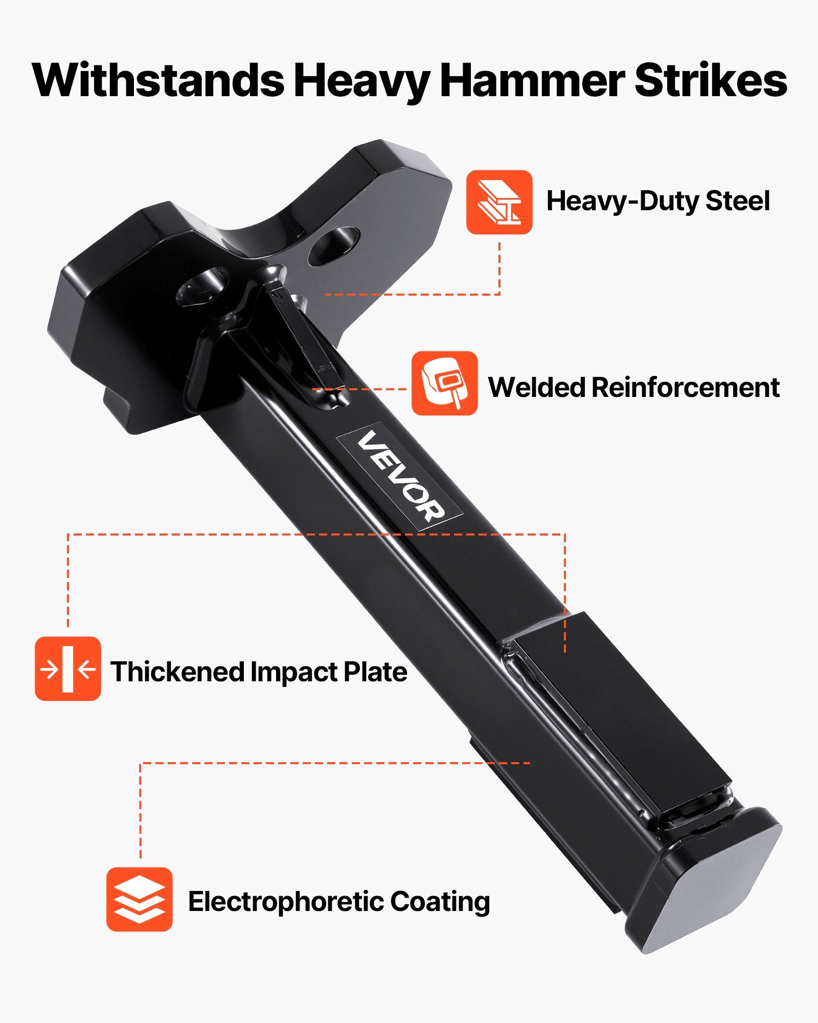 Wheel Bearing Hub Removal Tool Kit, Compatible with All Axle Bolt Hubs 5, 6, 8 Lug Hubs Buster Puller, Universal Wheel Hub Shocker, Wheel Hub Buster Tool with Nuts & Washers for Sedan SUV Truck - Image 5