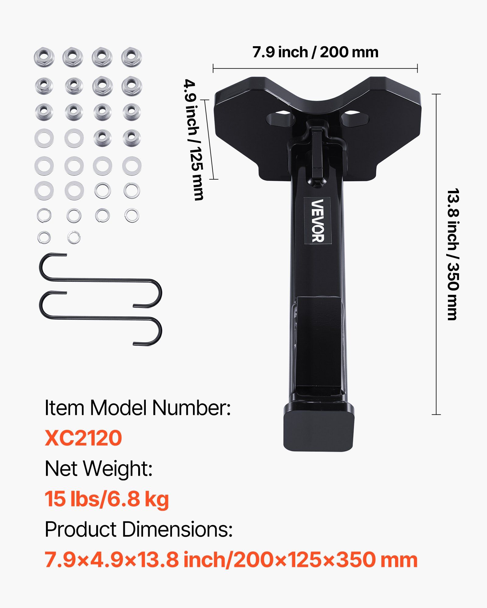 Wheel Bearing Hub Removal Tool Kit, Compatible with All Axle Bolt Hubs 5, 6, 8 Lug Hubs Buster Puller, Universal Wheel Hub Shocker, Wheel Hub Buster Tool with Nuts & Washers for Sedan SUV Truck - Image 7
