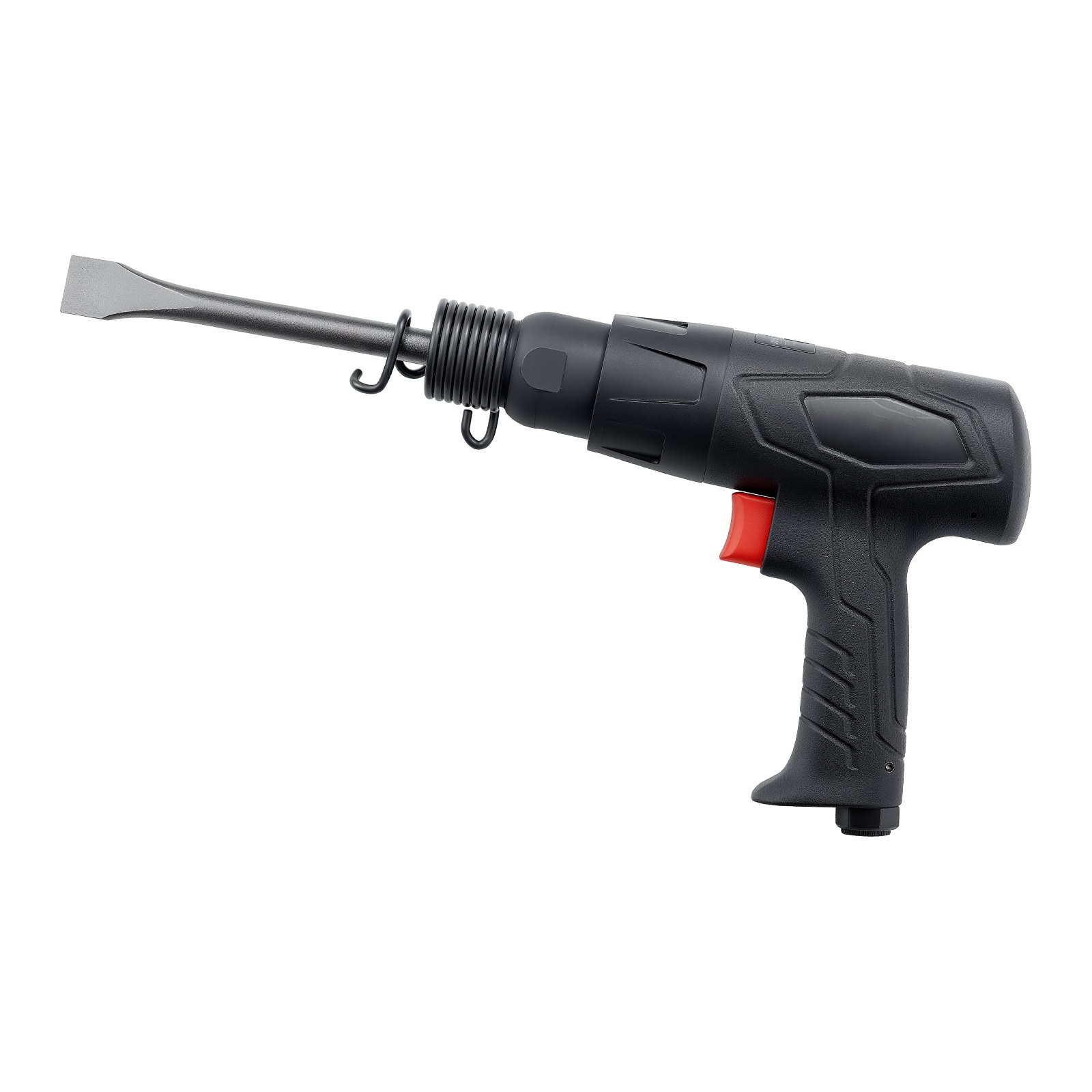 Air Hammer, 2500-2700BPM Pneumatic Hammer with 70mm Stroke & 4PCS 170mm Long Barrel Chisels, Pistol-Grip Compact Air Chisel Pneumatic Shovel Tool for Cutting Scraping Demolishing - Image 1