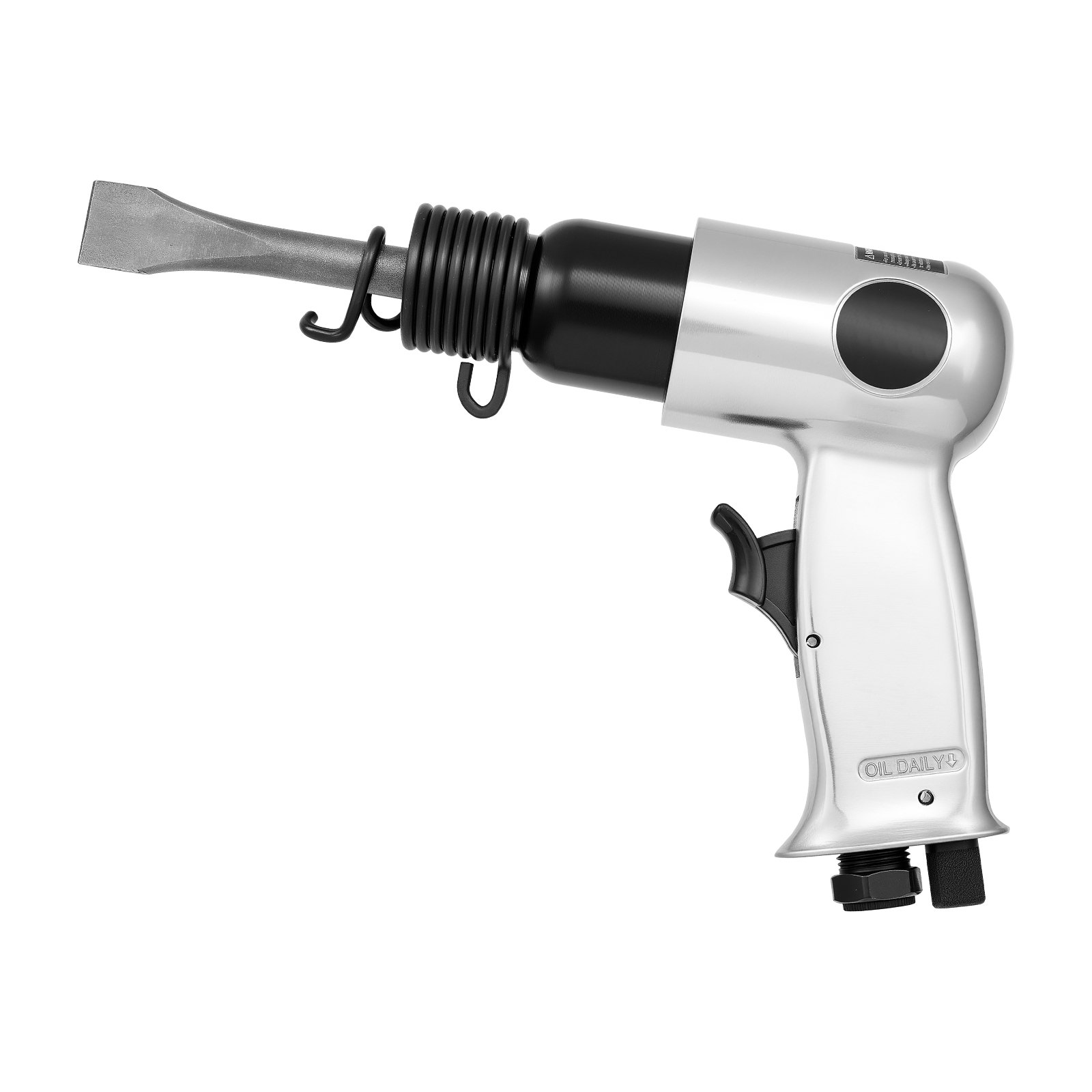Air Hammer, 4500BPM Pneumatic Hammer with 40mm Stroke & 4PCS Chisels Round Shank, Lightweight & Compact Air Chisel Pneumatic Shovel Tool for Cutting Punching Scraping - Image 1