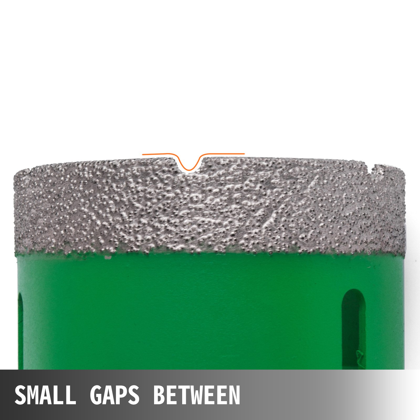 6PCS Diamond Hole Saw Set, Diamond Drill Core Bits with Saw Blade, Heavy Duty Hole Saw Arbor 20/25/40/45/50/68 mm M14 Thread Carborundum Granite for Glass, Ceramics, Porcelain, Ceramic Tile - Image 4