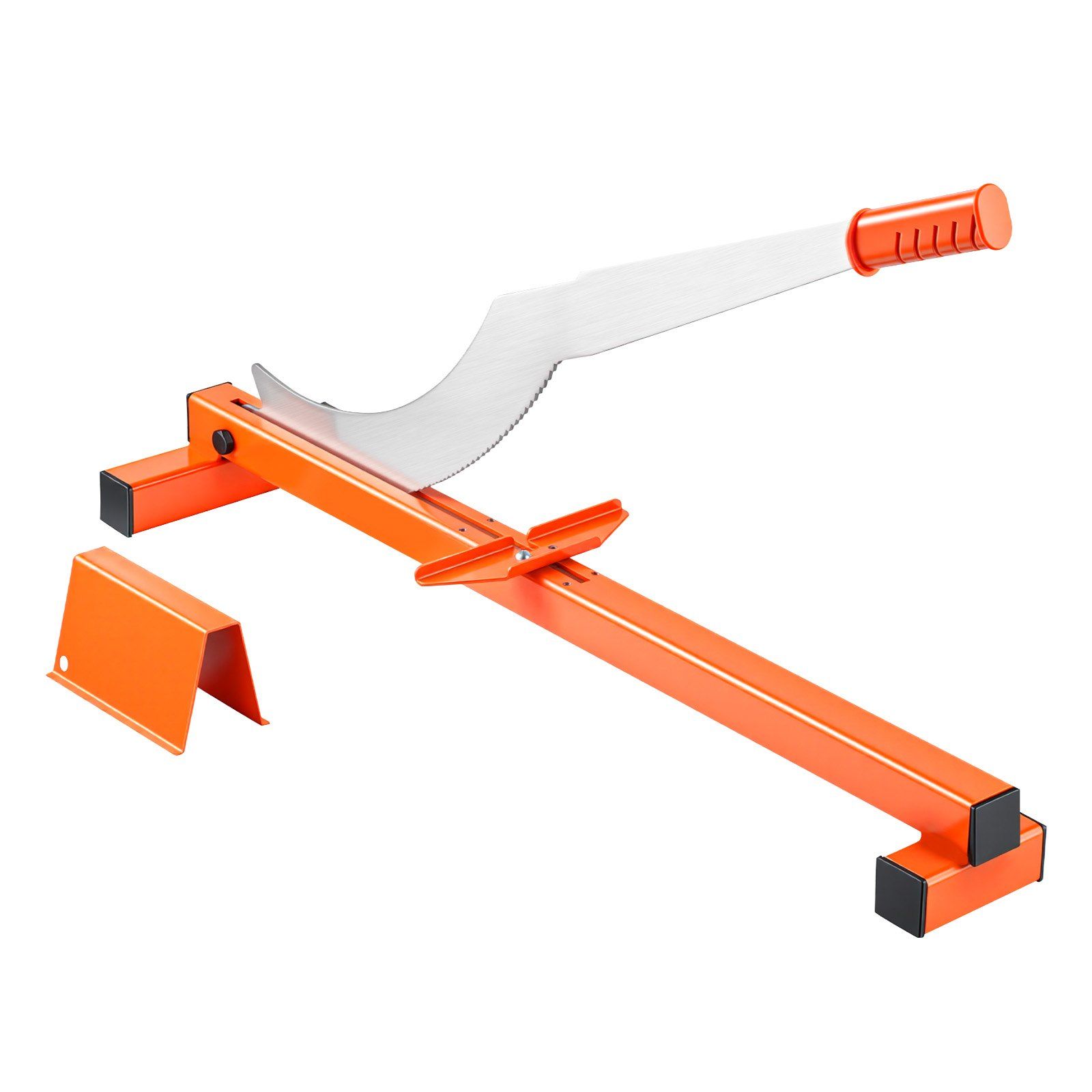 304.8mm Vinyl Floor Cutter, 10mm Thick Laminate Flooring Cutter with Cutting Angle Guide, Rubber Handle, Honing Stone, D2 Steel Blade for Cutting Laminate, Vinyl, Home Renovation - Image 1
