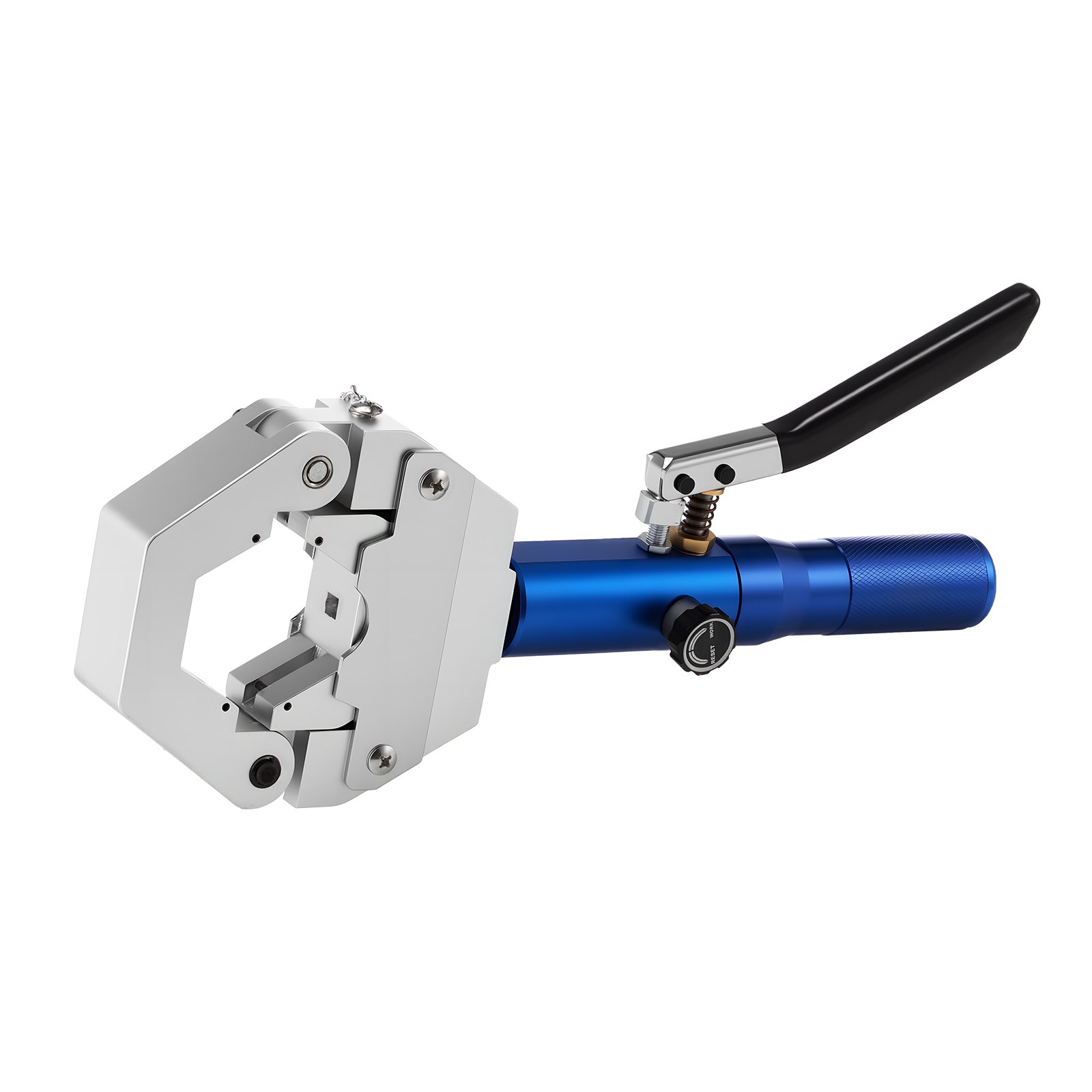 Hydraulic Hose Crimper, Hydra-Krimp AC Hose Crimper Kit with 7 Dies Snap-On, Integral Manual Hydraulic A/C Hoses Crimping Tool for Automotive & Air Conditioning Repair - with Carrying Case - Image 1
