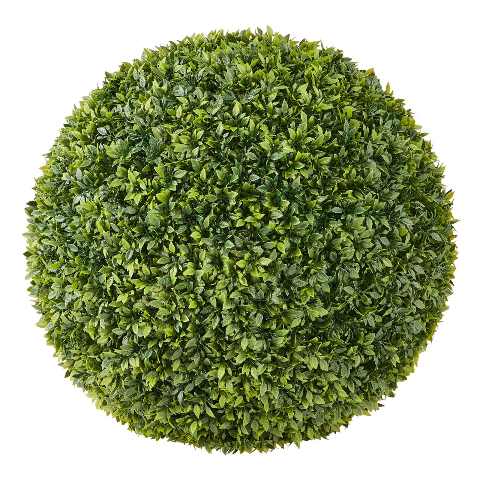 Artificial Topiary Ball, 584mm Faux Boxwood Plant Balls, Fake Silk Tree Look Real, Easy Assembly for Decor Front Porch Outdoor Patio Garden Balcony Backyard and Indoor Home Wedding, Green - Image 1
