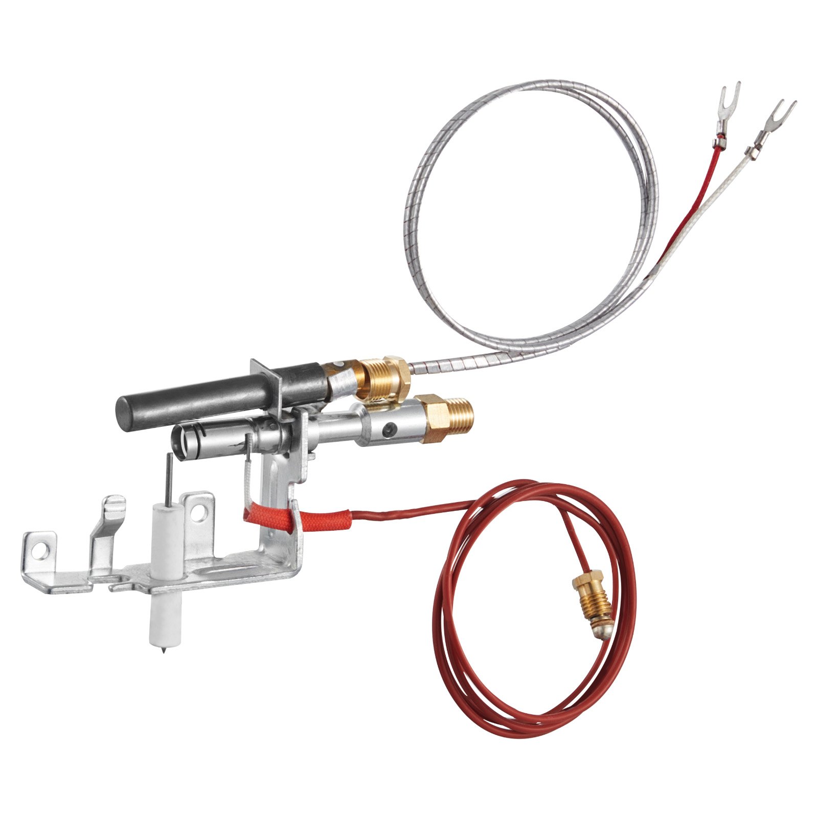 Gas Pilot Assembly, OE 14D0477, LPG8404, SRV14D0477 Fireplace Gas Pilot Assembly Kit, LPG Ignition Replacement, Compatible with Lexington Forge, Majestic, Martin, Monessen Models - Image 1