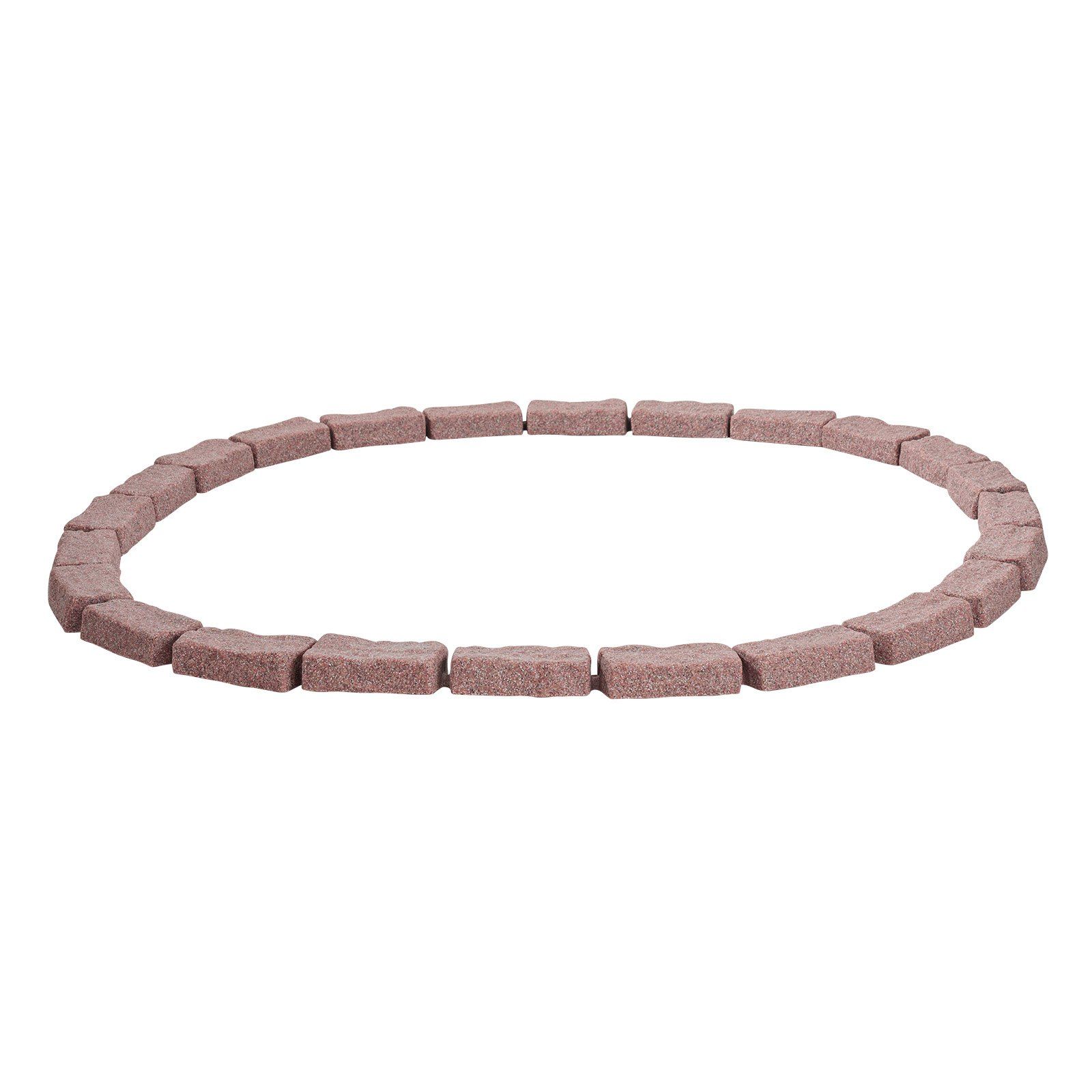 Faux Stone Landscape Edging 1180 x 95 x 57 mm Garden Lawn Edging for Walkway Brown - Image 1