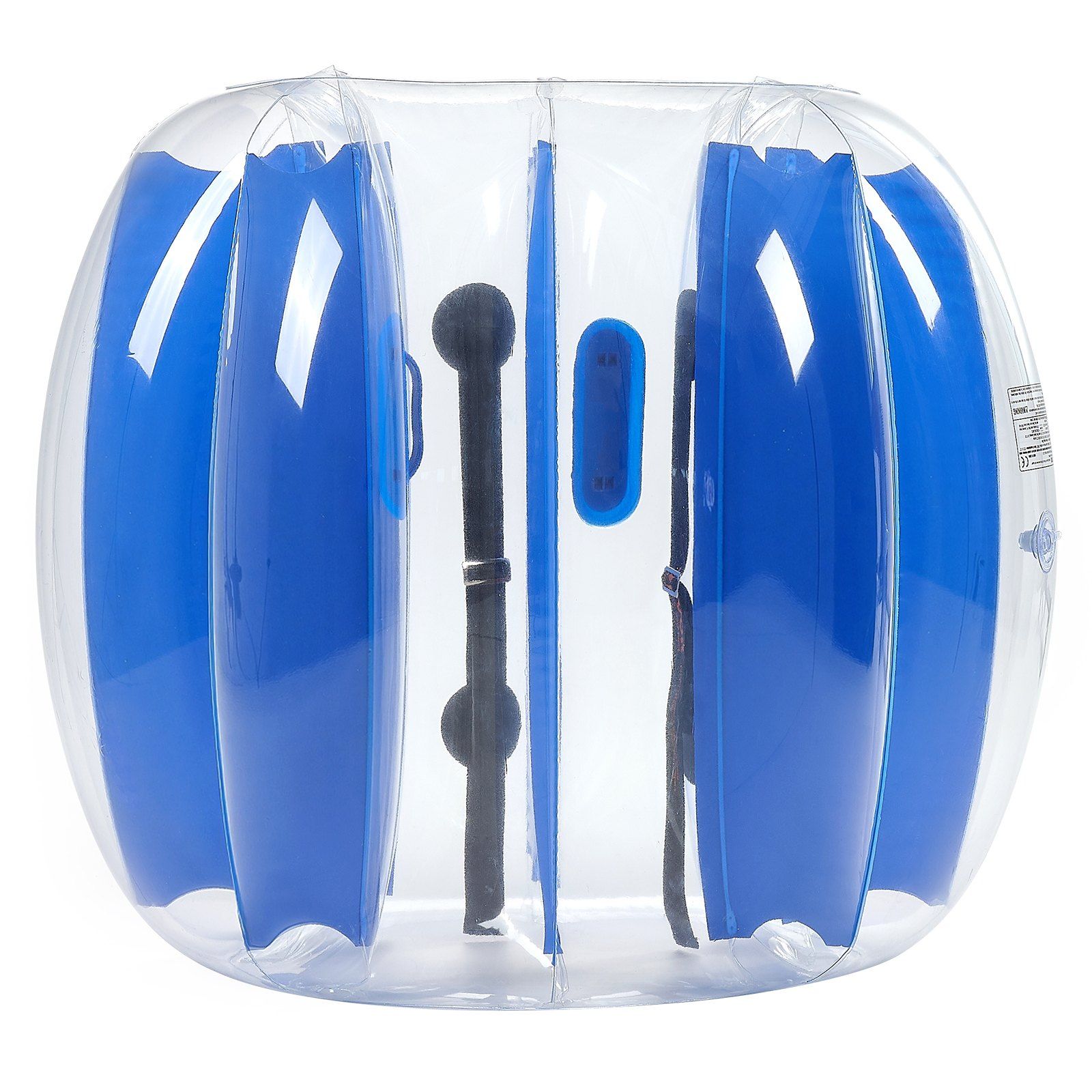 Inflatable Bumper Balls 1-Pack, 4FT/1.2M Body Sumo Zorb Ball, Durable Thick PVC Human Hamster Bubble Knocker for Outdoor Sports Team Gaming Play, Bopper Toy for Garden Yard Park, Blue Stripes - Image 1