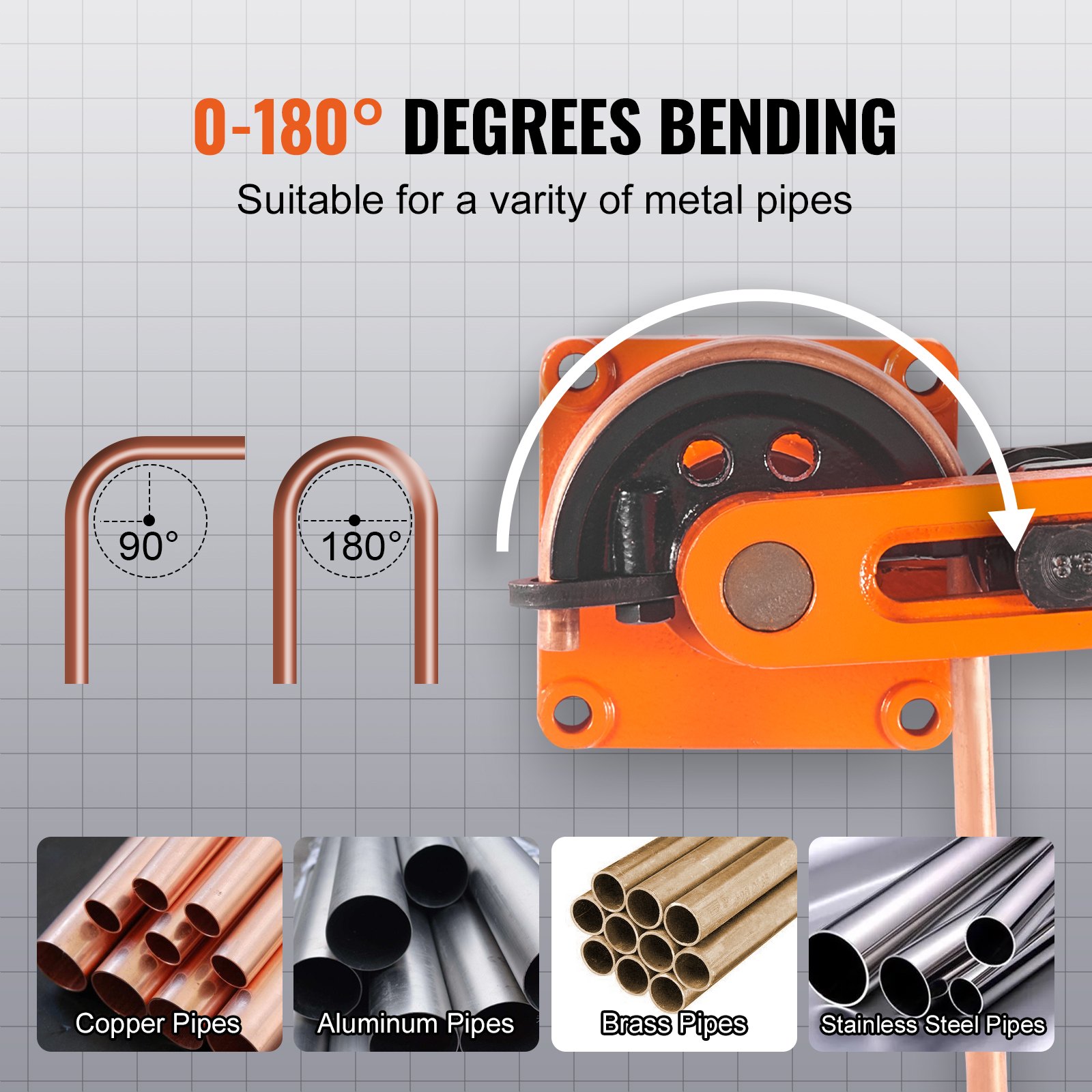Pipe Tube Bender, 3/8