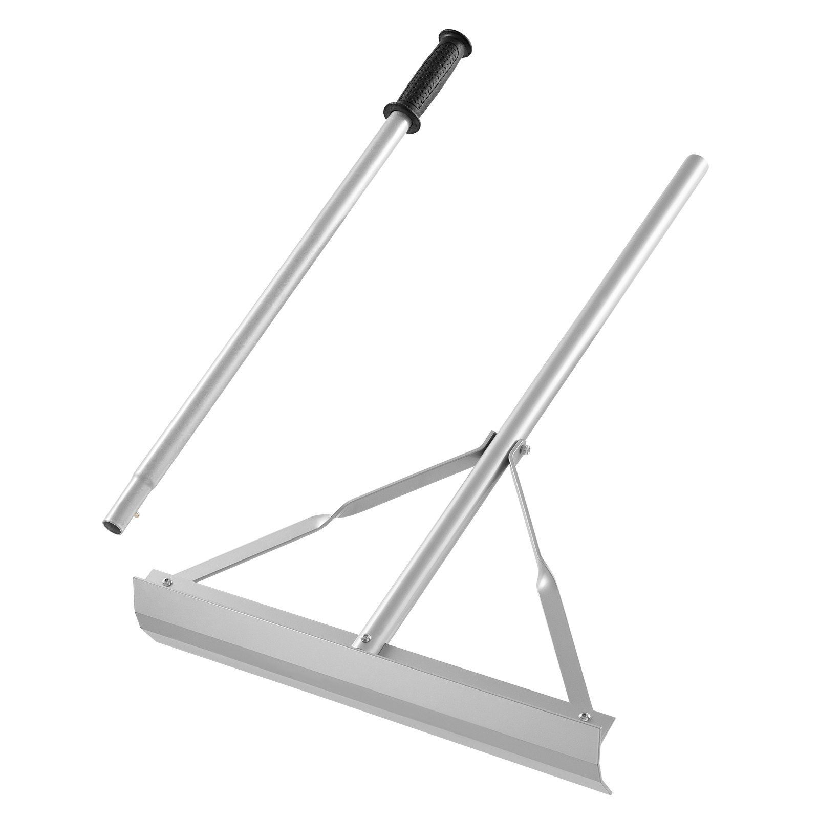 Landscape Rake, 1510 mm Handle 508 mm Wide Head, Large Heavy Duty Aluminum Landscaping Level, Asphalt Rake Tool for Asphalt & Land Leveling, Concrete Paving, Sand Flattening, No Teeth - Image 1