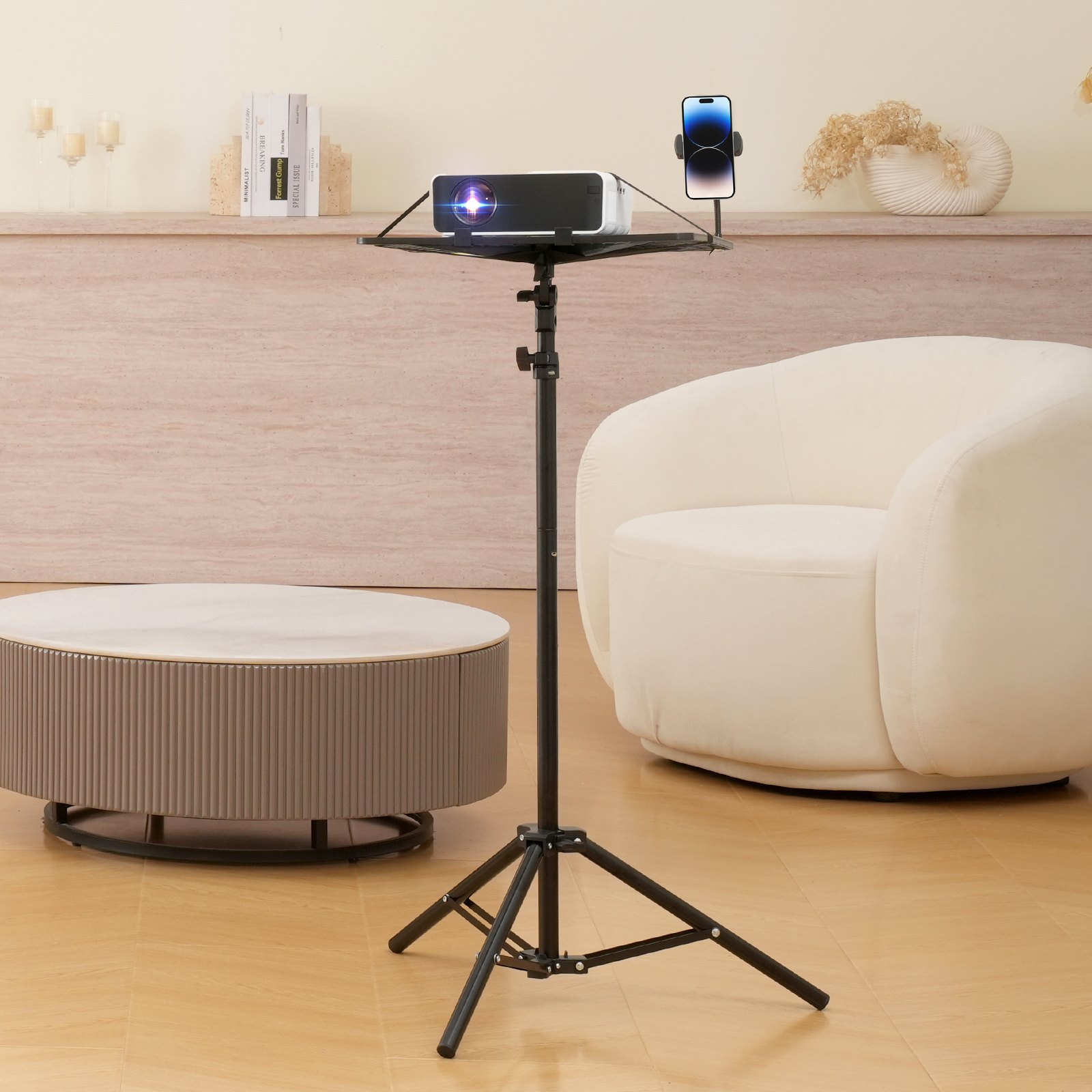 Projector Stand Laptop Stand Tripod Adjustable Height from 26.97 to 63 in - Image 8