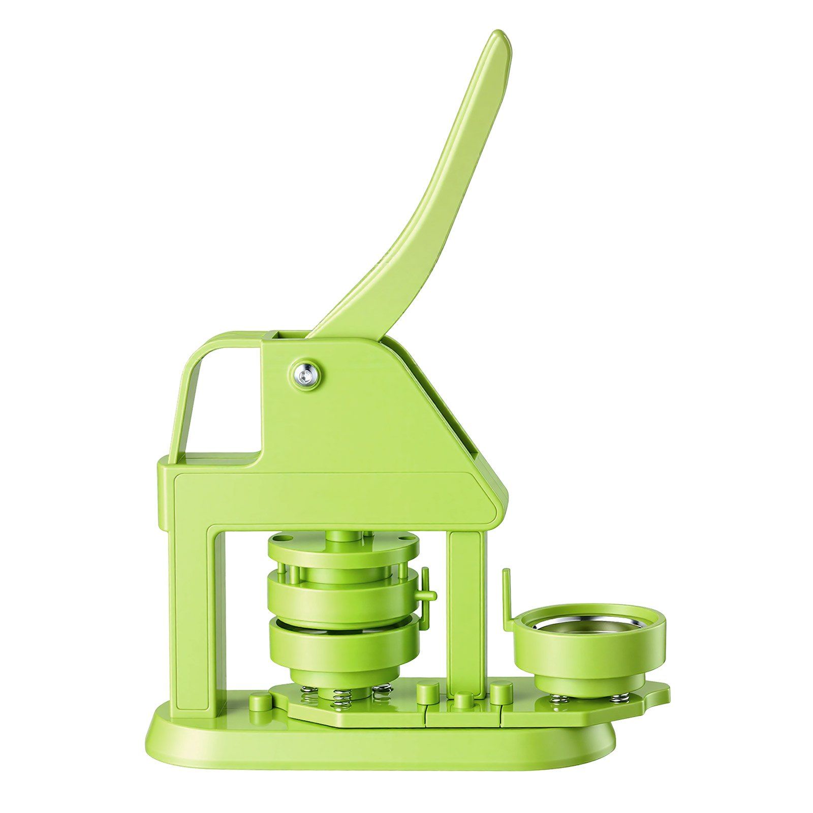 Button Maker Machine, 58 mm, Plastic Pin Maker with 100pcs Button Parts, Mr. Panda Magic Book, Circle Cutter and Hex Wrenches, Reinforced Ergonomic Handle, for DIY Badges, Personalized Pins - Image 1