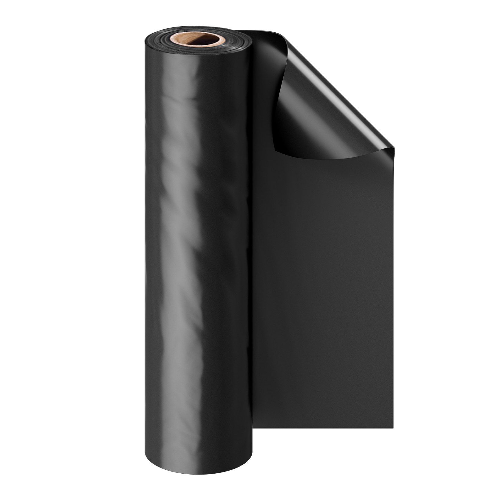 10 Mil Plastic Sheeting Heavy Duty 10' x 100', Thick Plastic Sheeting Roll, Plastic Drop Cloth Painters Tarp, Polyethylene Covering for Crawl Space Vapor Barrier, Multi-Purpose, Black - Image 1