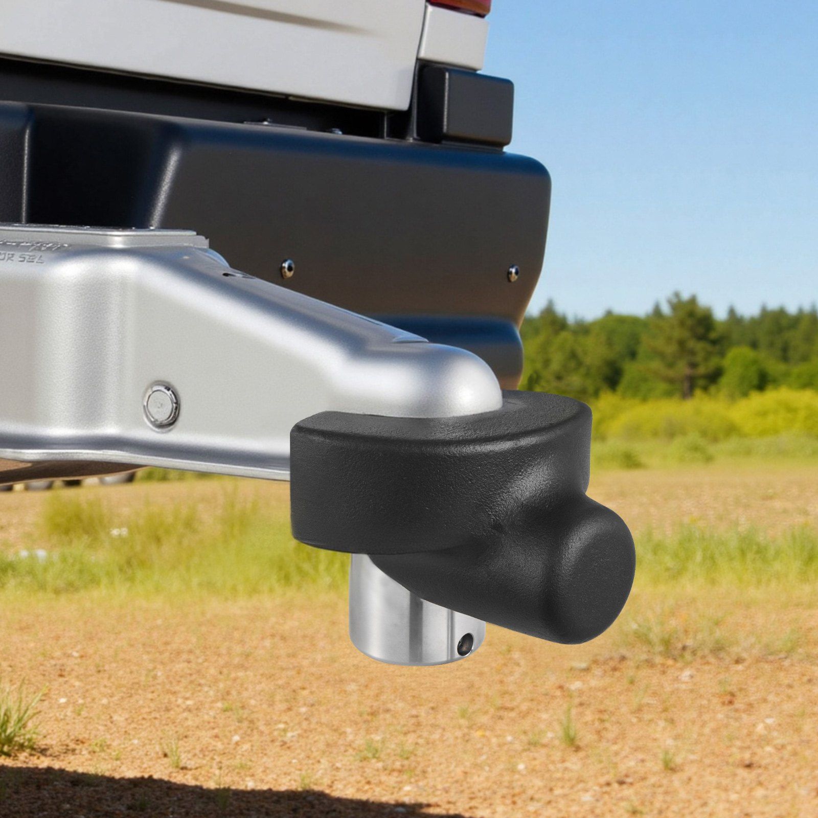 Trailer Hitch Lock, Compatible with 58.7 mm Couplers, Heavy-Duty Anti-Theft Trailer Ball Lock with 3 Keys, Prying-Resistant & Impact-Resistant, Fits for RVs, Boats, Off-Road Vehicles, Trailers - Image 8