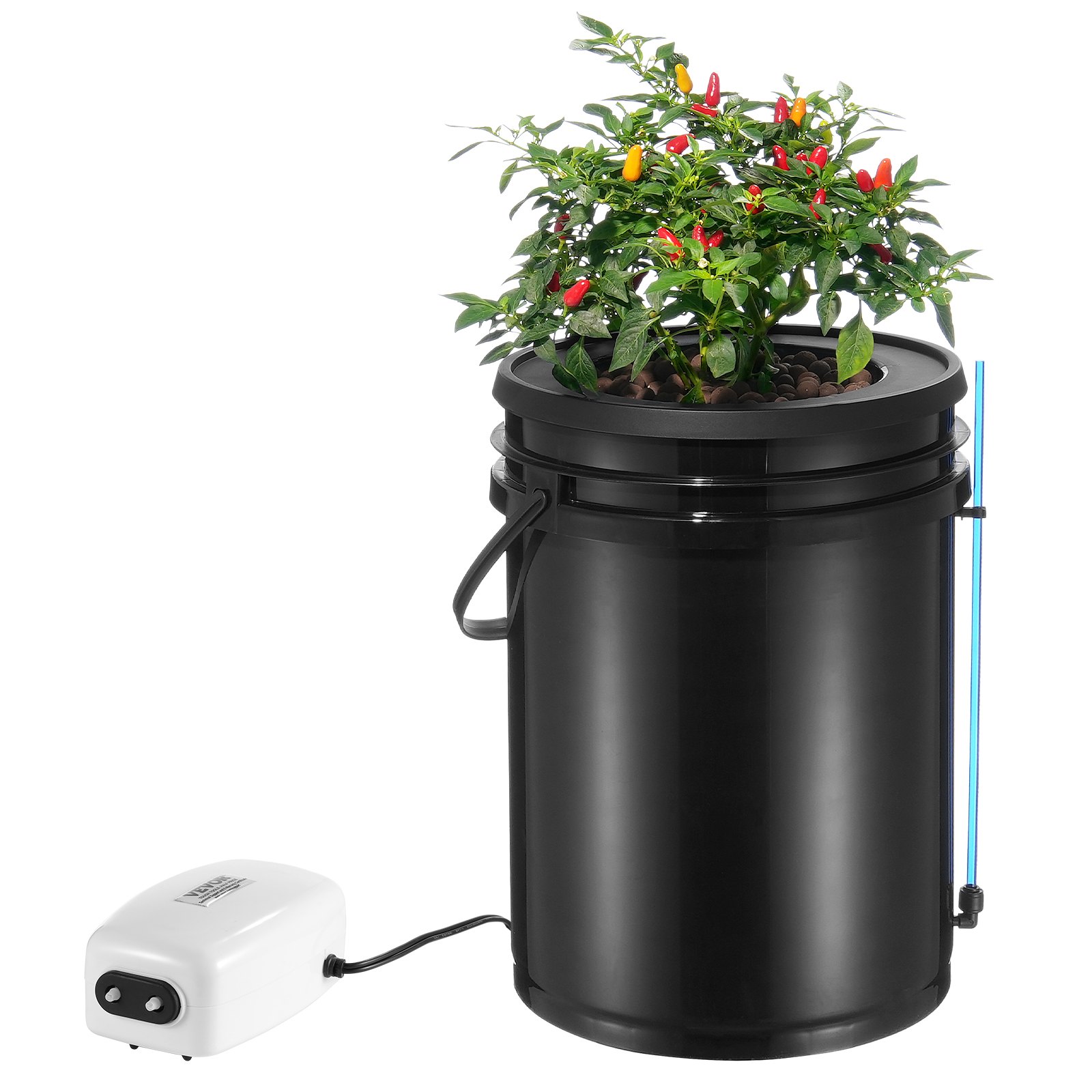 DWC Hydroponics Grow System Deep Water Culture with Top Drip 1 Bucket 20L - Image 1