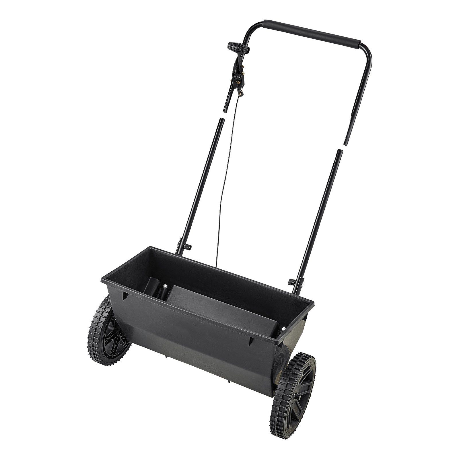 Walk-Behind Push Spreader, 22.6 kg Capacity, Drop Spreader with Hopper Grate, 18 in Spreading Width & 30 Settings, 10 in All Terrain Tires, Garden & Lawn Spreaders for Seed, Fertilizer - Image 1