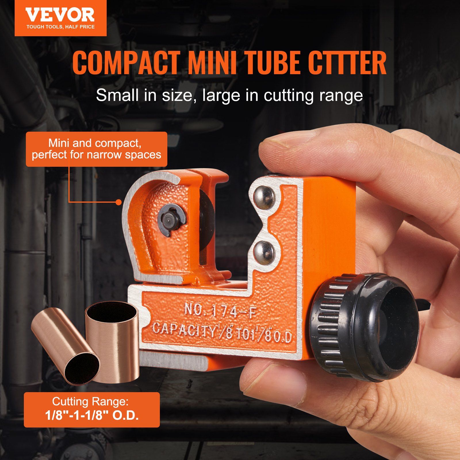 Mini Tubing Cutter, 1/8