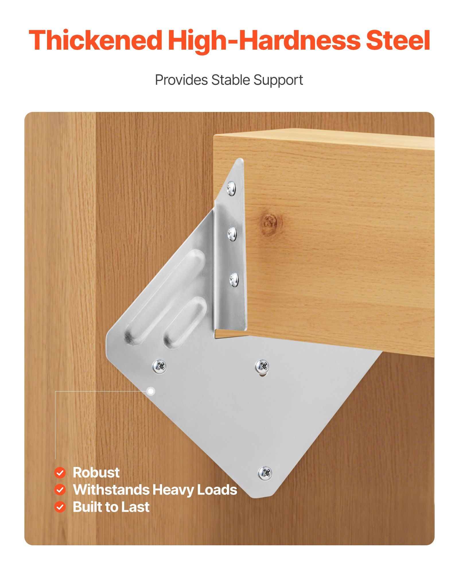 Hurricane Ties for Rafter, Inner Size 5.31x1.57x2.48 in / 135x40x63 mm, Heavy Duty Hurricane Straps, Heavy Duty Rafter Ties Brackets Joist Hangers for Roof Beam Wooden Construction, 25 Pcs - Image 3