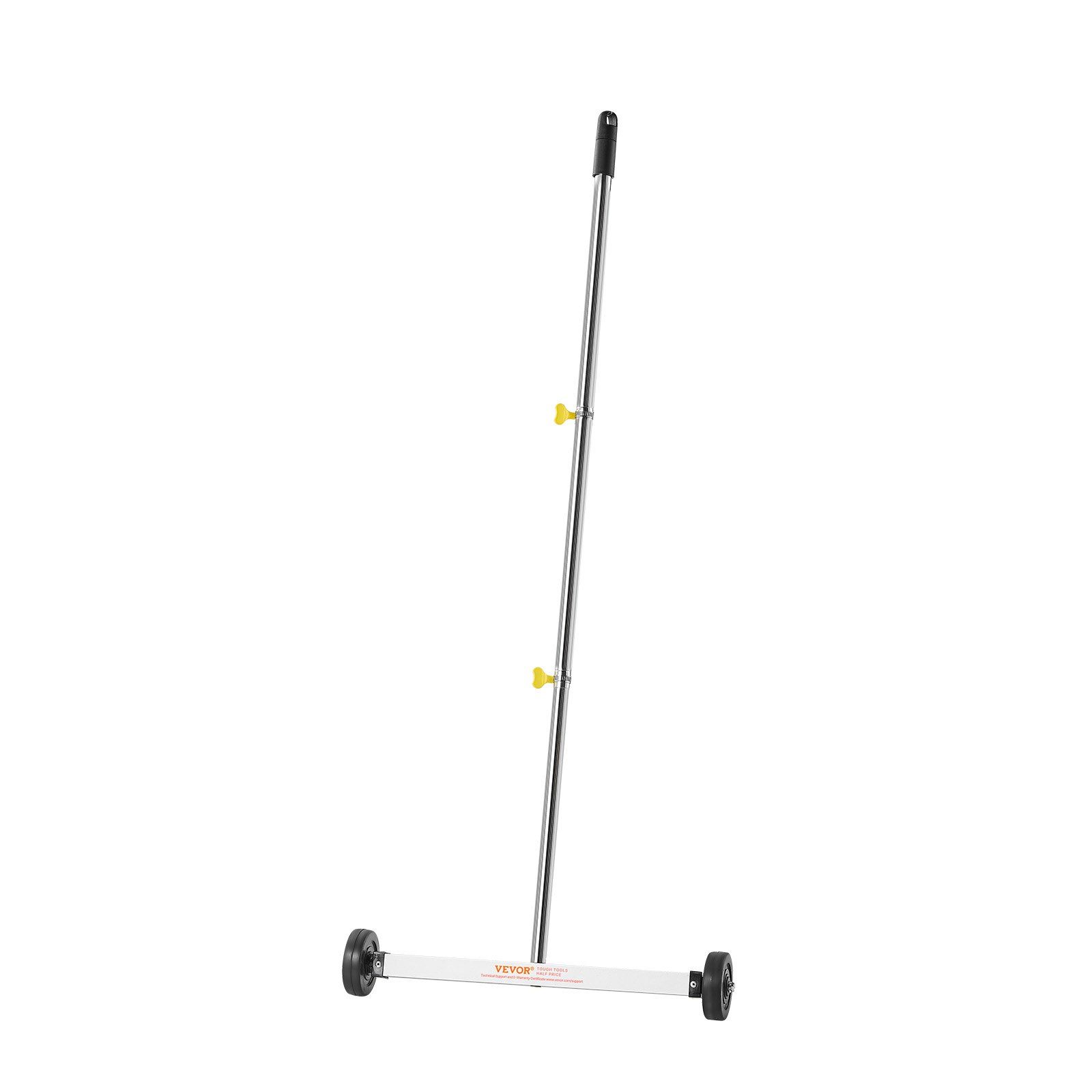 Magnetic Sweeper with Wheels, 43 cm, 4.5 kg Load Capacity, Lightweight Magnetic Pickup Sweeper with Adjustable Handle, Pick Up Nails and Screws, Easy Cleanup for Garages, Roofing Projects - Image 1