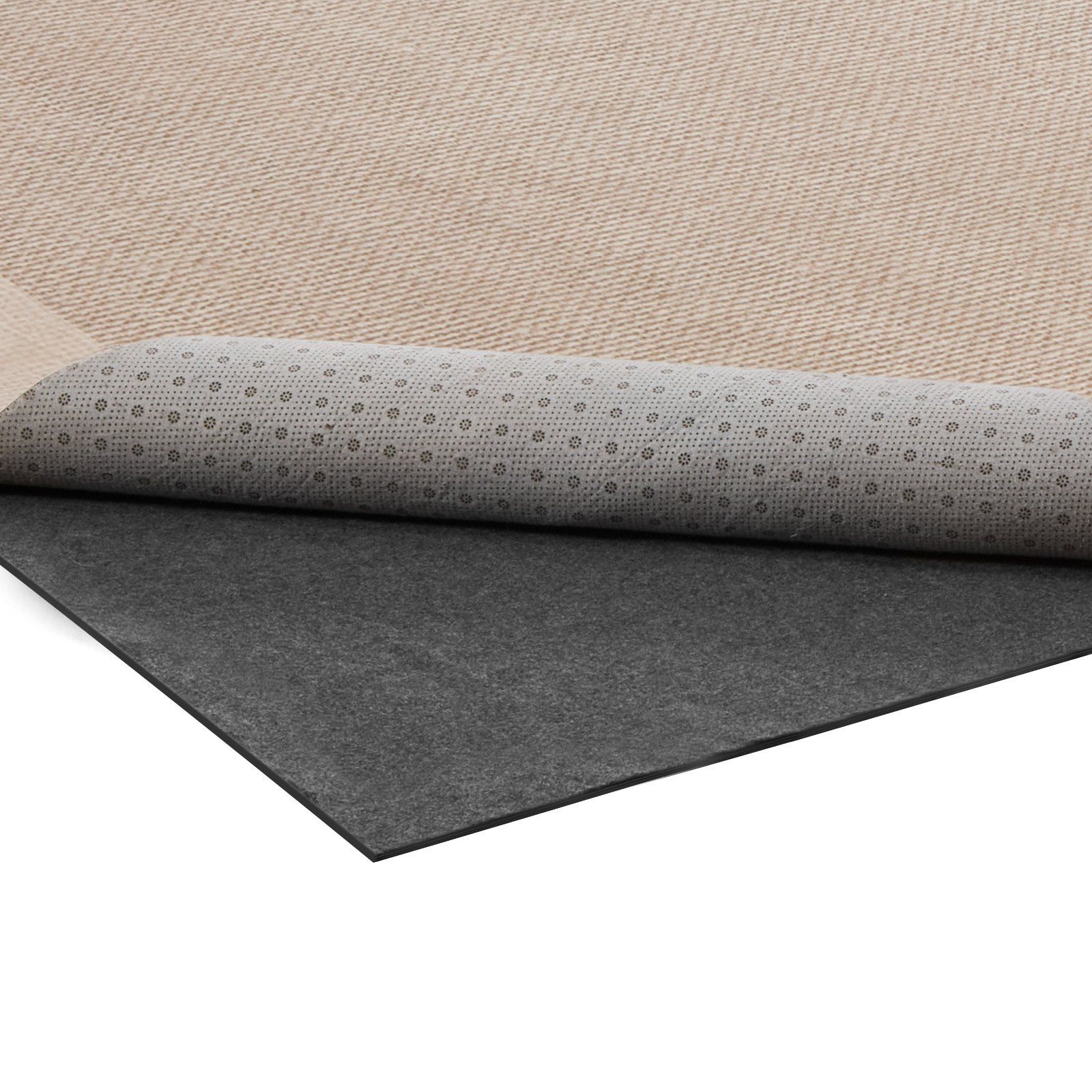 Rug Pad 1.52 x 2.13 m, Non-slip Carpet Area Pad, Rug Mat Padding with Dual Surface Felt Cushion & Rubber Gripper, Hardwood Floor Protection for All Floors, Finishes, Keeps Carpets in Place - Image 1