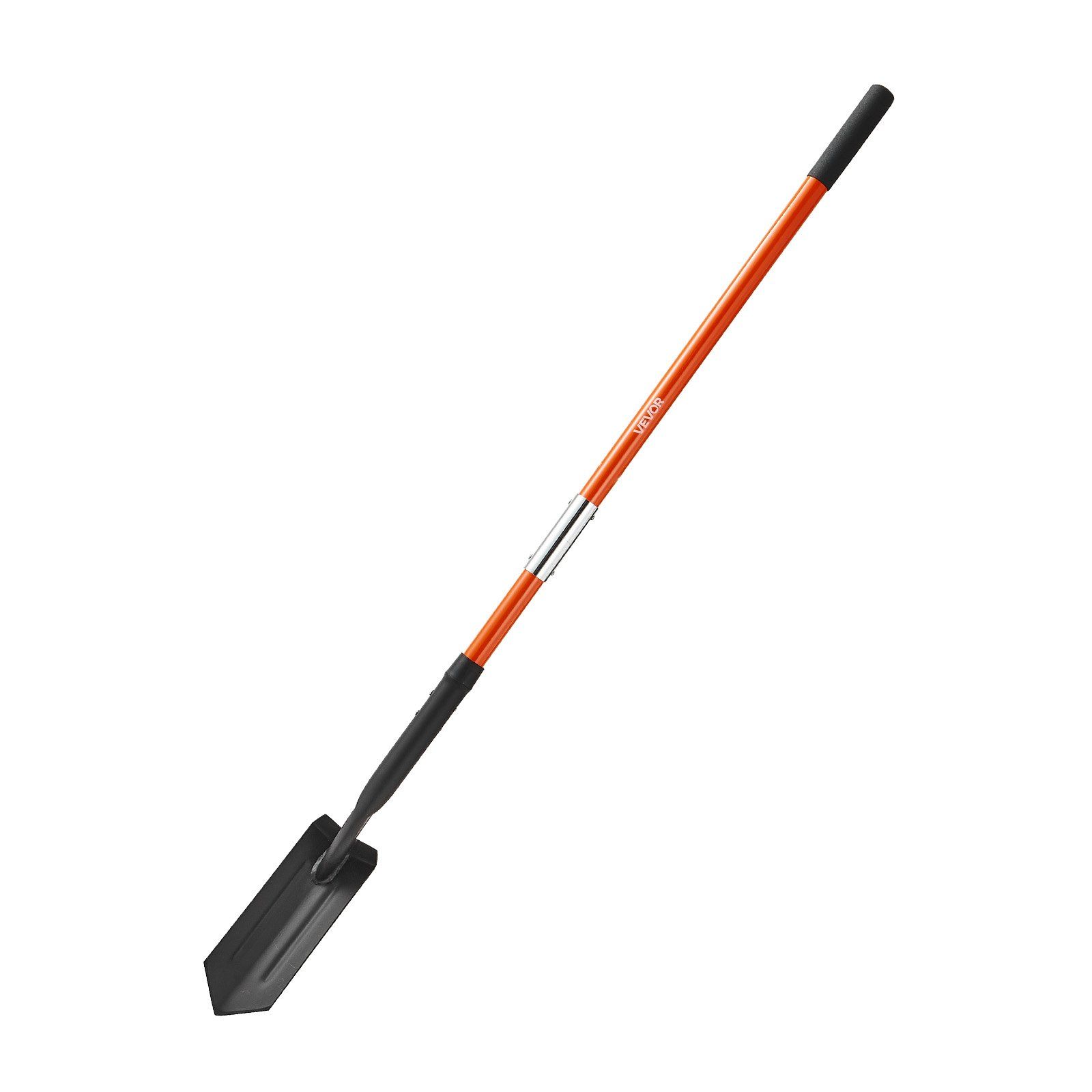 Trench Shovel, 10.4 cm Blade Heavy-Duty Trenching Shovel, Narrow Spade Trench Digger with Fiberglass Handle and Non-Slip Grip, for Gardening, Digging Holes, Trenching, and Planting, 142.5 cm - Image 1