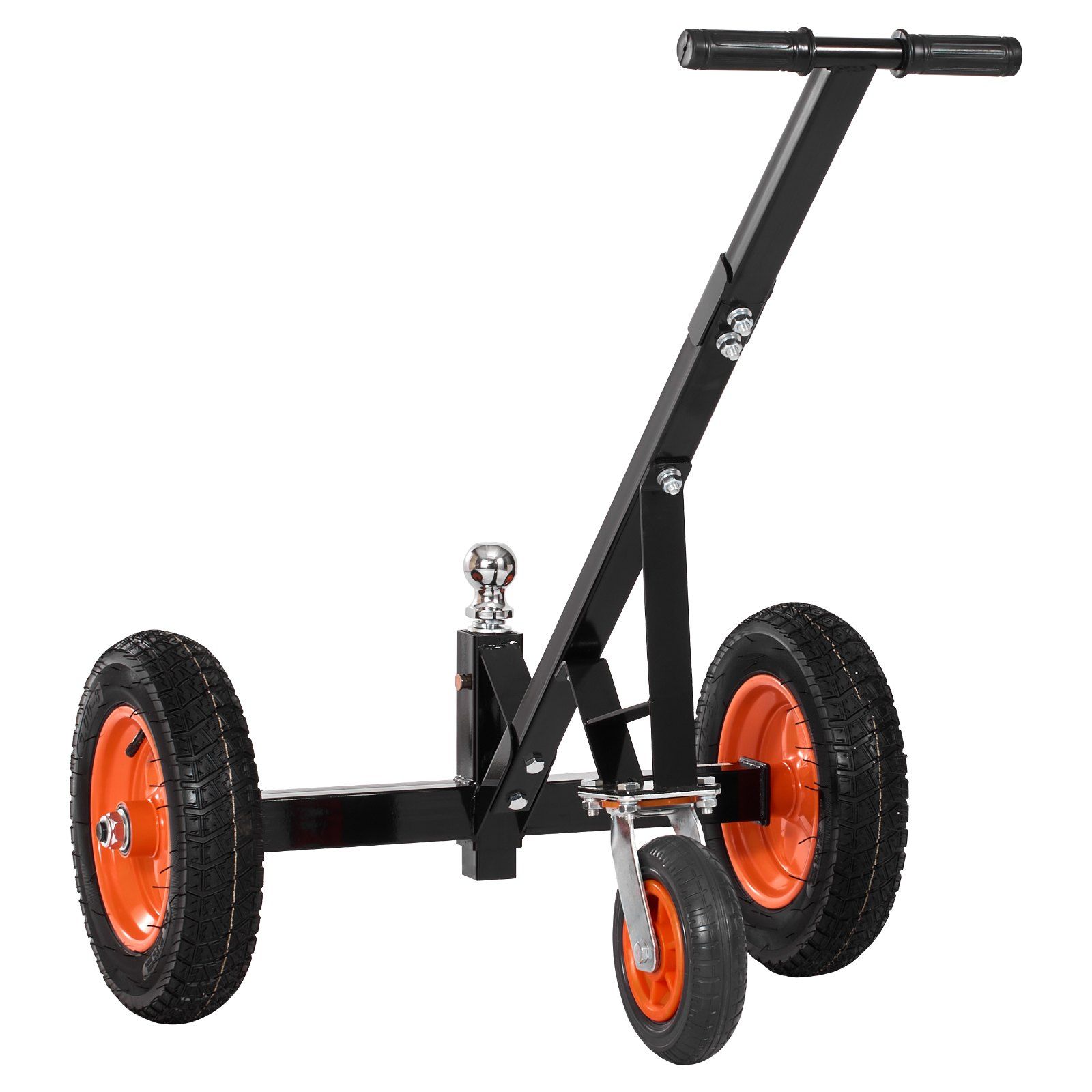 Trailer Dolly, 1000lbs Tongue Weight Capacity, Carbon Steel Trailer Mover with 2 inch Ball, 14 inch Pneumatic Tires, Portable Tow Dolly for Moving RV Trailer - Image 1