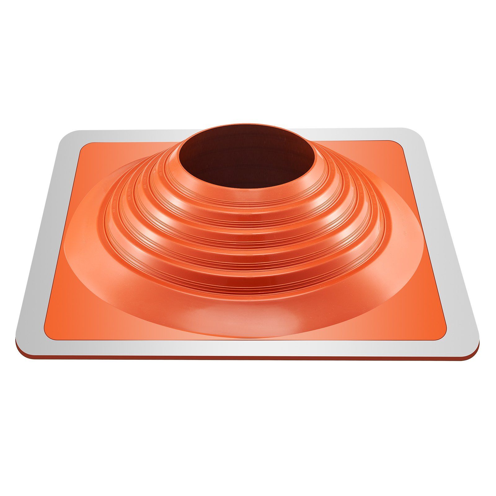 Roof Pipe Flashing Boot, Fit Pipe OD 254 to 457 mm, Flexible Silicone Roofing Jack Pipe Flashing, High Temp -74℃ to 225℃, Lasting Square Metal Base, for Chimney, Wood Stove & Outdoor Vent Pipes - Image 1