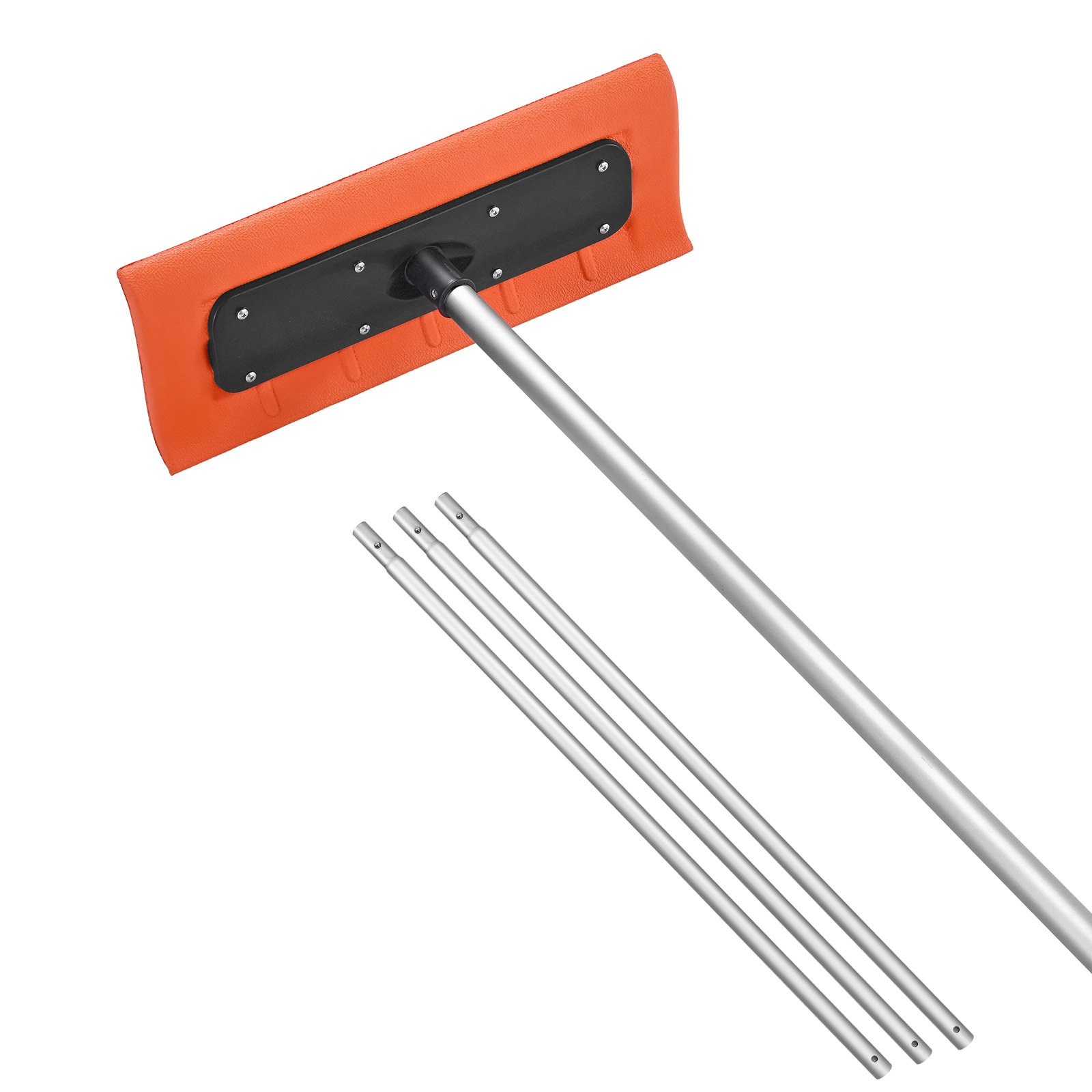 Snow Roof Rake, 45cm Foam Blade, 2.25-5.62 m Adjustable Roof Snow Scraper, Extension Tubes & Non-Slip Handle, Lightweight Snows Removal Tool for House Leaves Debris Clearing - Image 1