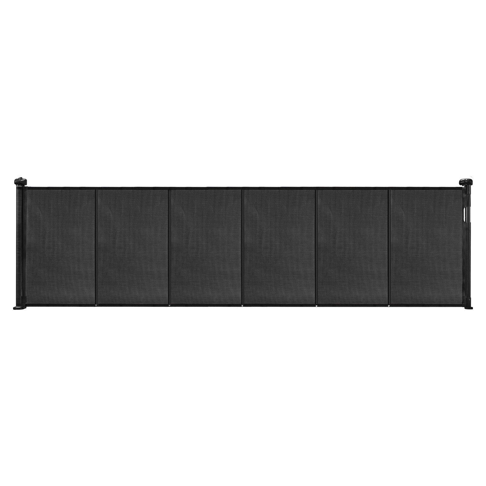 Retractable Baby Gate, 870 mm Tall, Extends up to 2800 mm Wide, Retractable Gate for Kids or Pets, Mesh Material, Easy to Install for Indoor Stairs, Doorways, Hallways, Playrooms, Black - Image 1