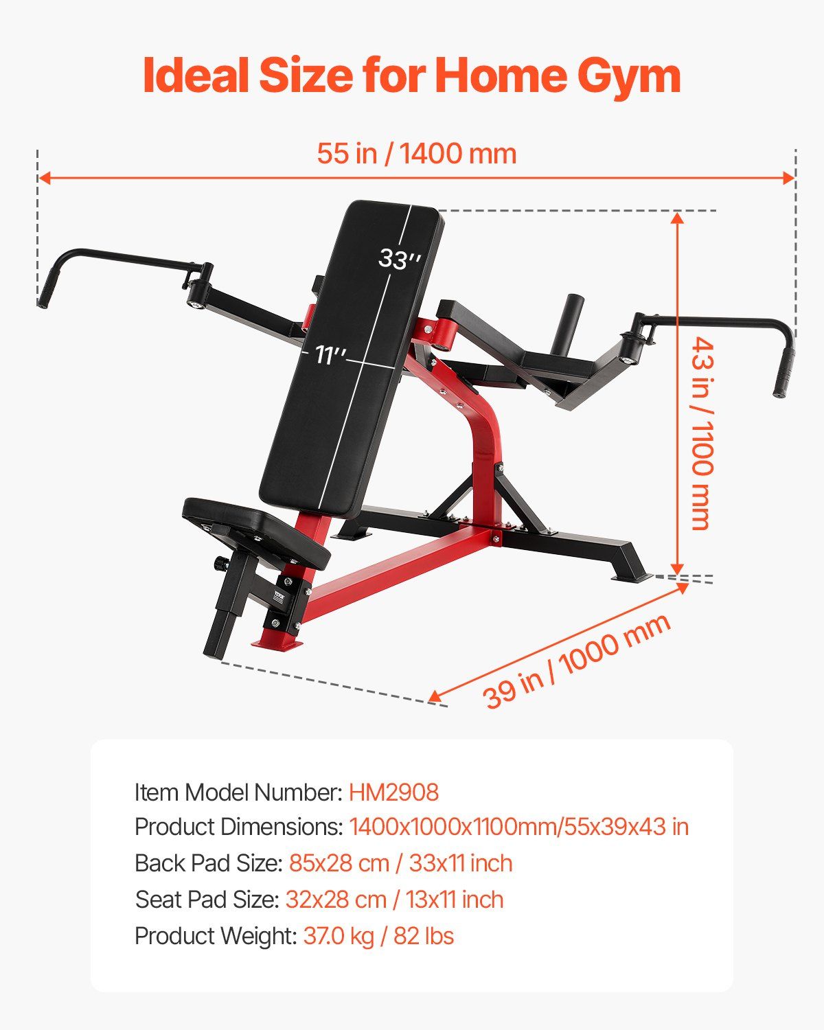 Incline Chest Fly and Rear Delt Fly Machine, 450 LBS Chest Machine, Adjustable Fitness Chest Bench Set, Home Gym Equipment for Upper Body Strength Training Machine - Image 7