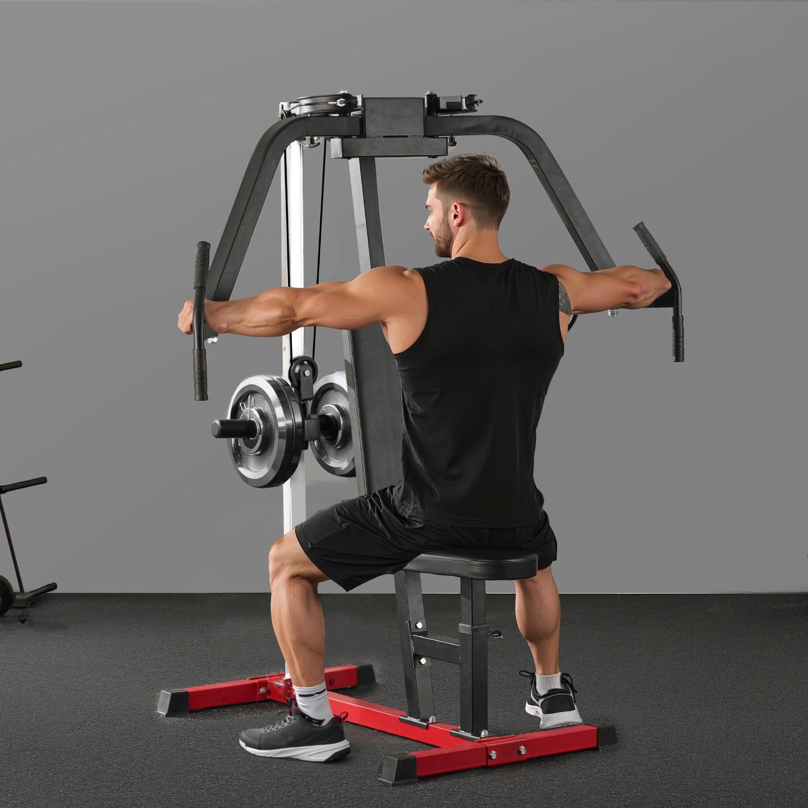 Chest Fly Machine, Upper Body Specialty Machine for Home Gym, Adjustable Fly and Reverse Delt Machine, for Chest, Back, Pectoral, Rear Deltoid and Shoulder Workouts, Hold up to 450LBS - Image 8