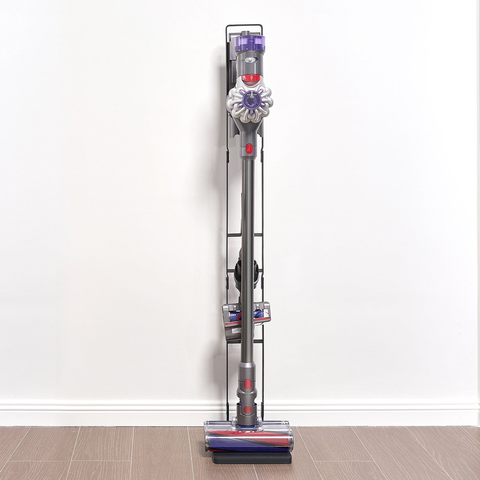 Vacuum Stand, Compatible With Dyson V6 V7 V8 V10 V11 V15, Stable Vacuum Stand Holder with 4 Hooks for Dyson DC30 DC31 DC34 DC35 DC58 DC59 DC62 D74 Cordless Upright Vacuum Cleaners & Accessories - Image 7