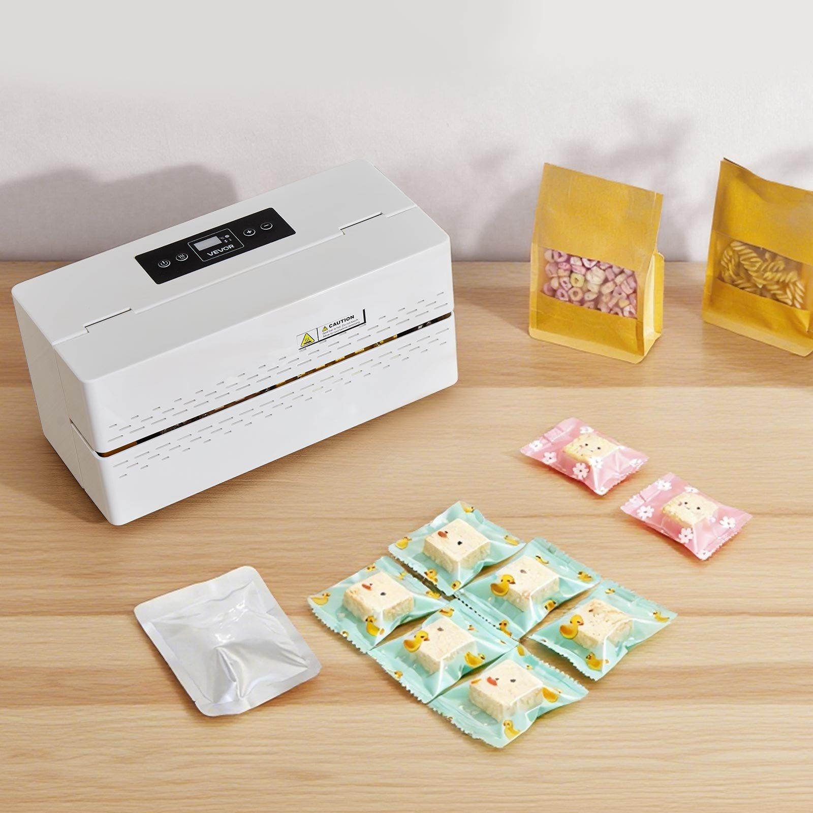 Continuous Sealing Machine, 8-12 mm Seal Width, Automatic Continuous Band Sealer with Digital Temperature Control, Automatic Shutdown, Portable Heat Sealing Machine for 0.06-0.2 mm Plastic Bags - Image 8