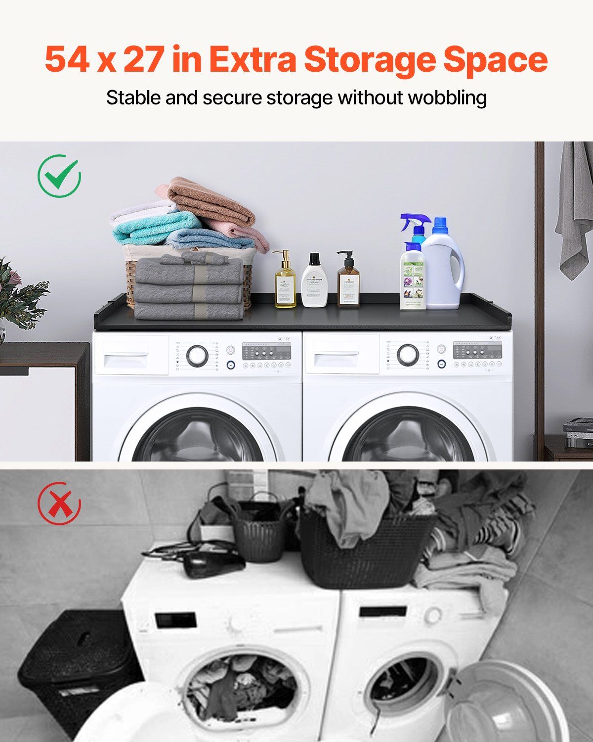 Washer Dryer Countertop, 54
