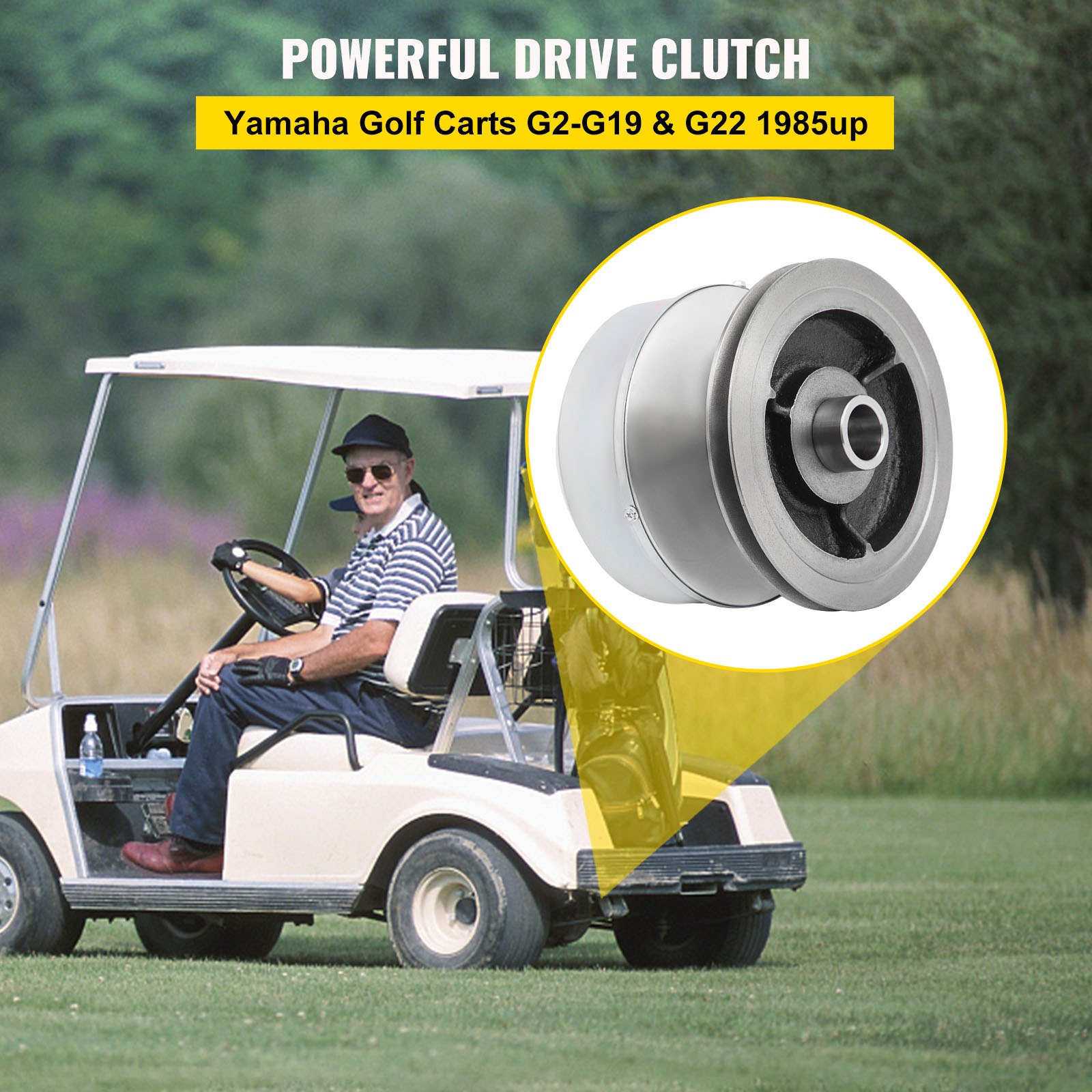 G2-G22 Drive Clutch Compatible With Yamaha Golf Cart 1985+ G2 G8 G9 G14 G16 G22 4 Cycle Carts Gas Golf Cart 1985 Up - Image 2