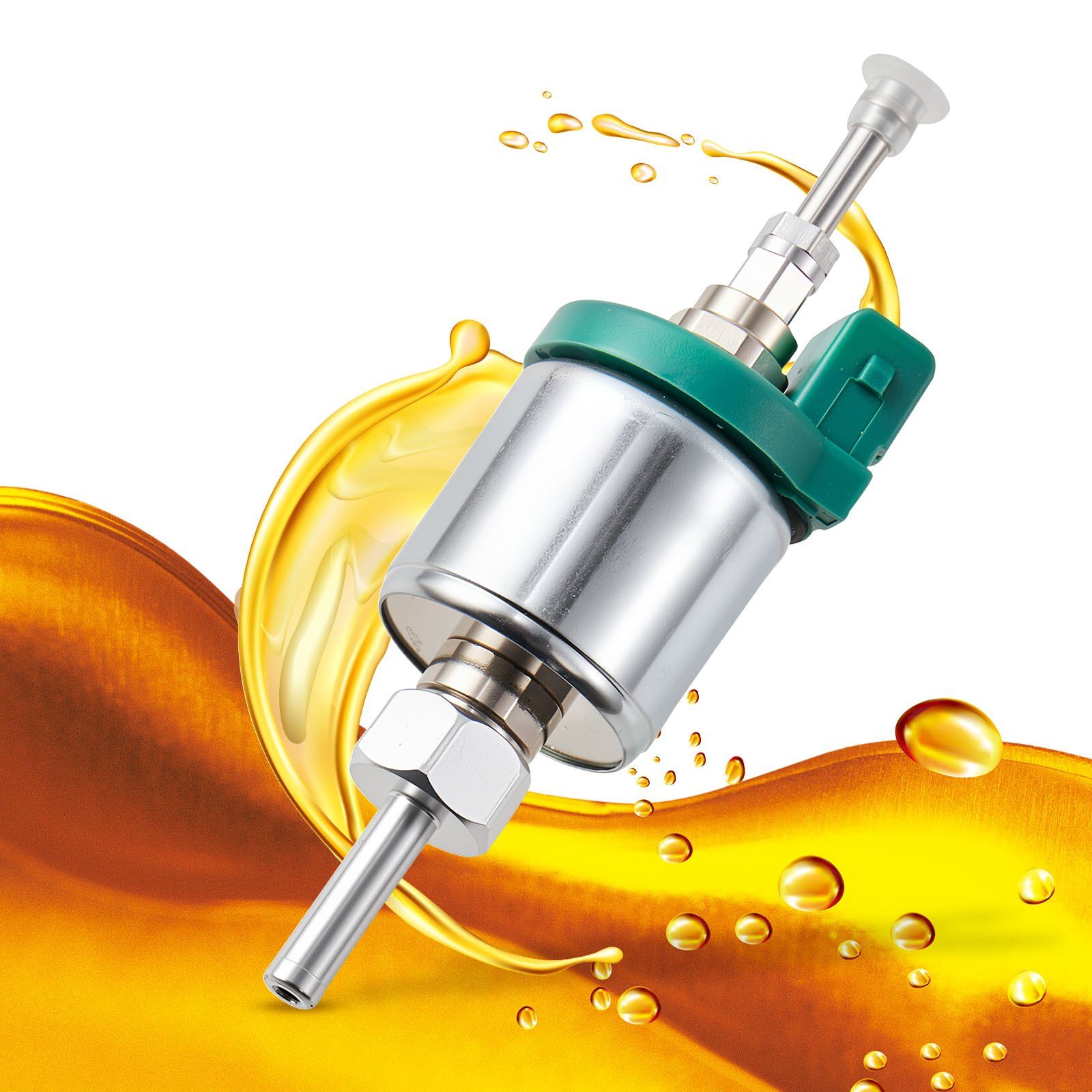 Diesel Heater Fuel Pump, 12V DC Car Air Heater Diesel Fuel Dosing Pump, 22ML Aluminum Air Diesels Parking Heaters Pumps Fits for 2KW 5KW 8KW Diesels Heaters, Quiet Design, Pulse Technology - Image 8