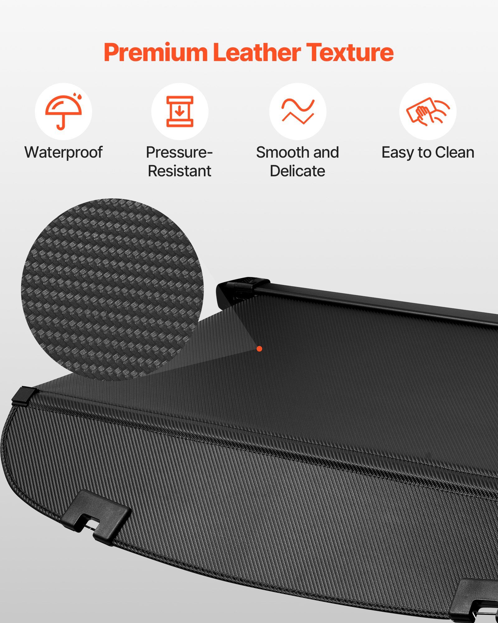 Retractable Cargo Cover, Upgraded Carbon Fiber Texture Trunk Cover, Anti-Peeping Luggage Privacy Shield, Easy Installation Security Shade Car Accessories, for Mazda CX-5 2017-2025 5-Seater - Image 5
