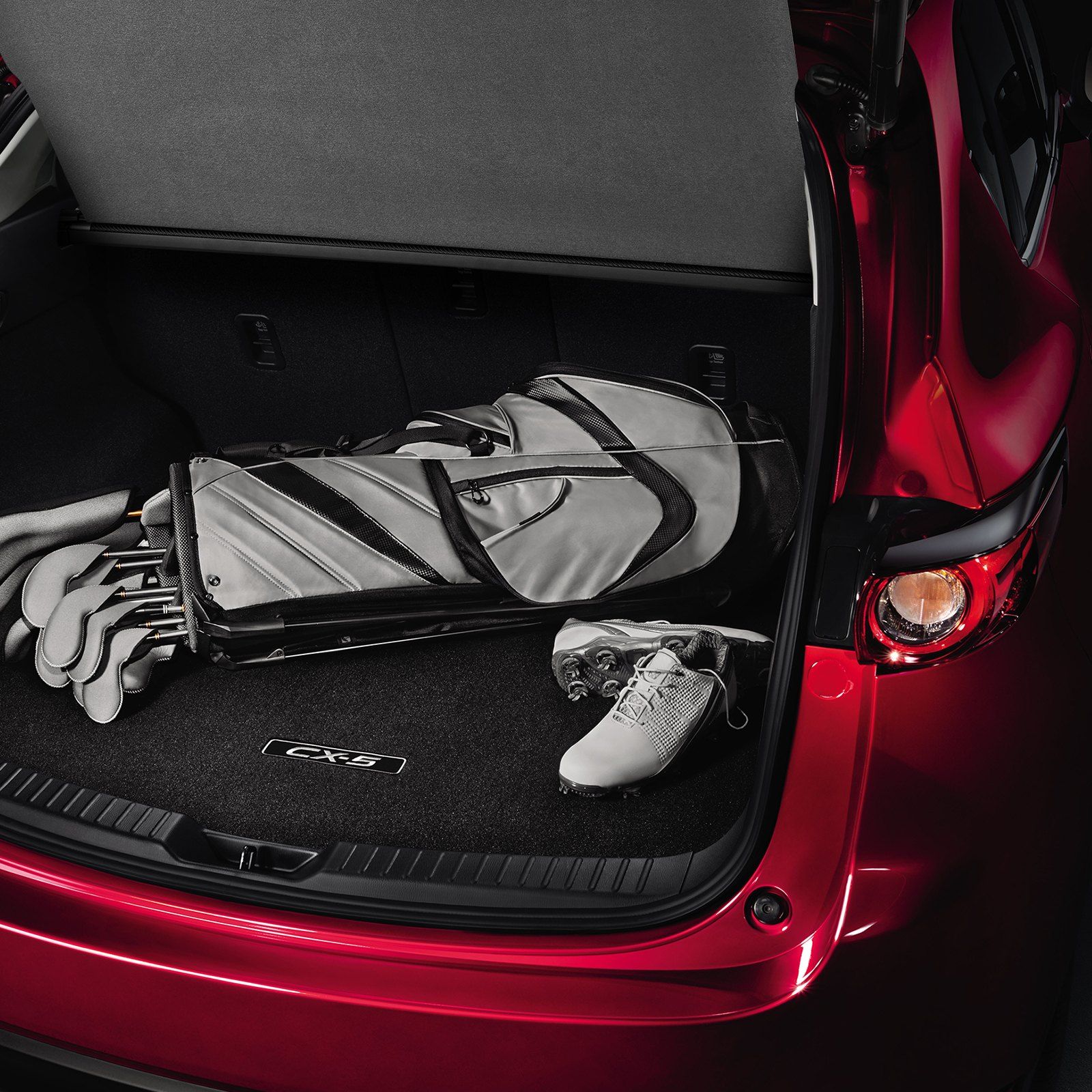 Retractable Cargo Cover, Upgraded Carbon Fiber Texture Trunk Cover, Anti-Peeping Luggage Privacy Shield, Easy Installation Security Shade Car Accessories, for Mazda CX-5 2017-2025 5-Seater - Image 8