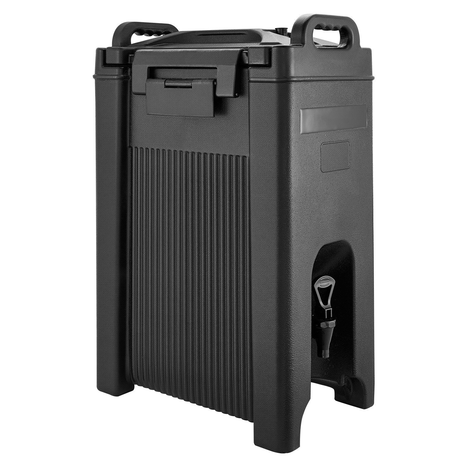 Insulated Beverage Dispenser, 5 Gal/19L Hot and Cold Beverage Server with Spigot & Handle, Food-Grade Thermal Drink Dispenser Cooler for Tea Coffee Water in Cafes & Restaurants, 2 Pack, Black - Image 1