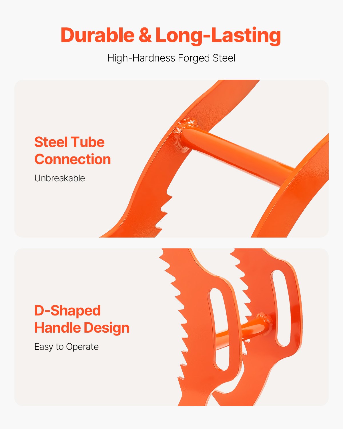 36in Log Lifting Tongs, 4-Claw Log Tongs, Heavy Duty Steel Log Grapple, 3300LBS Lifting Capacity, Swivel Log Graper Timber, Eagle Claw Design, Log Skidding Tongs for Trucks, Tractors, Forklifts - Image 5