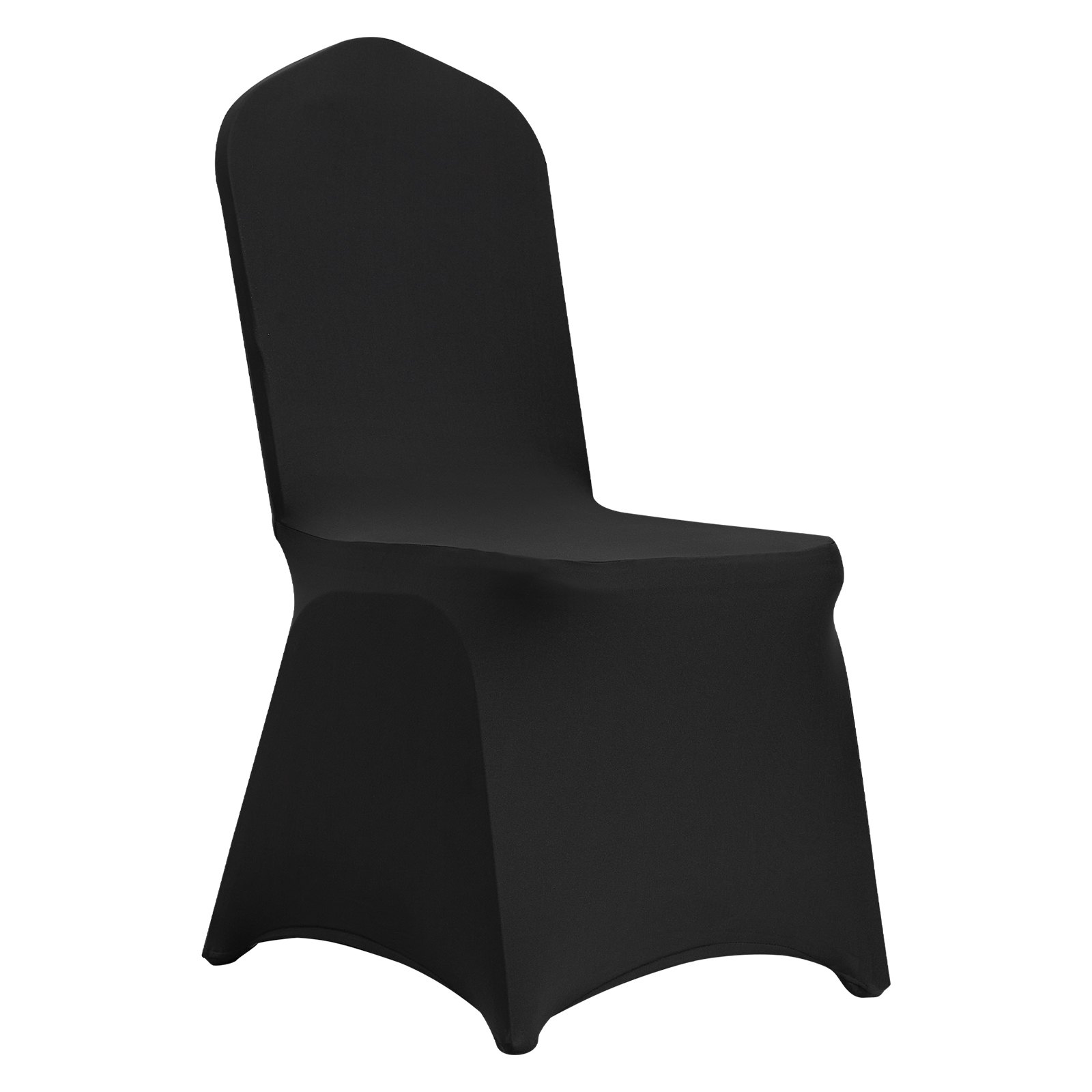 Stretch Spandex Folding Chair Covers, Universal Fitted Chair Cover, Removable Washable Protective Slipcovers, for Wedding, Holiday, Banquet, Party, Celebration, Dining (50PCS Black) - Image 1