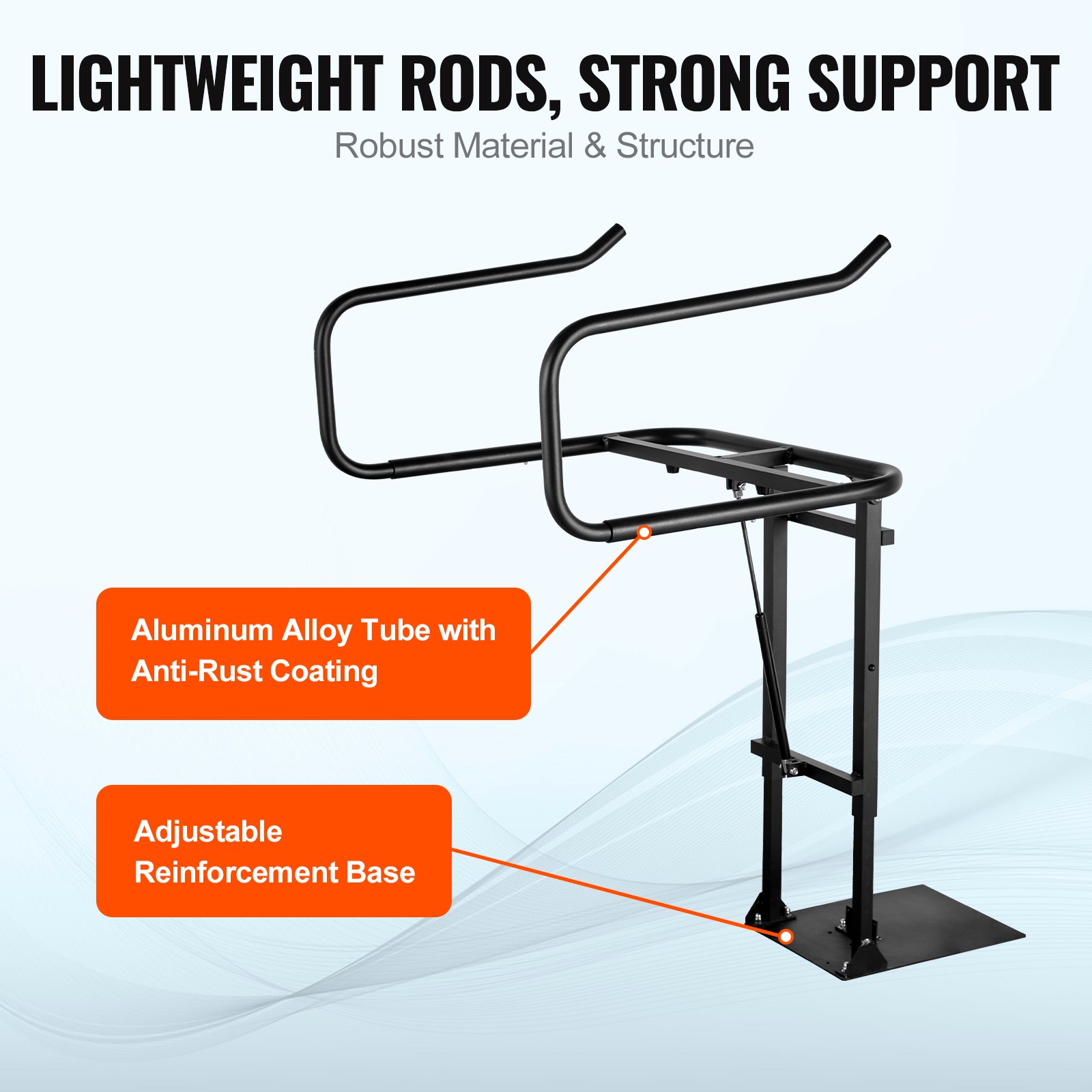 Hot Tub Cover Lift, Spa Cover Lift, Hydraulic, Height 84.07cm - 104.9cm Width 134.87cm - 234.95cm Adjustable, Installed Underneath on one Sides, Suitable for Various Sizes of Hot Tubs, Spa - Image 4