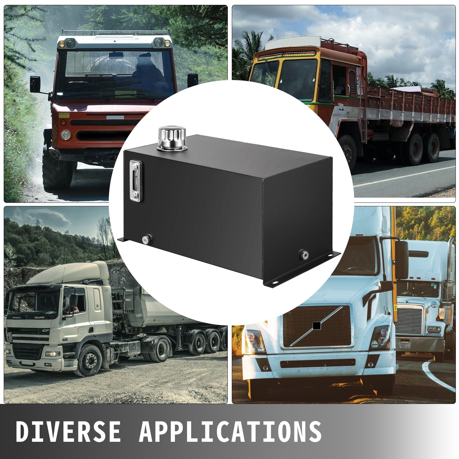 Hydraulic Fluid Reservoir Tank 10 Gallon Hydraulic Oil Reservoir Hydraulic Steel Tank Reservoir, Hydraulic Oil Tank Reservoir, Hydraulic Reservoir with a Temp Gauge - Image 7