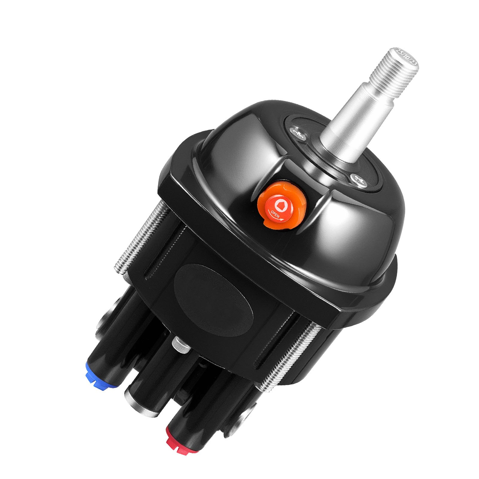 Hydraulic Steering Kit, 90 HP, Hydraulic Steering Helm Pump & Cylinder, with 6.9 MPa/1000 psi Max Working Pressure, Aluminum Alloy Housing, Check Valve, for Outboards Fishing Boats Sailboats - Image 1